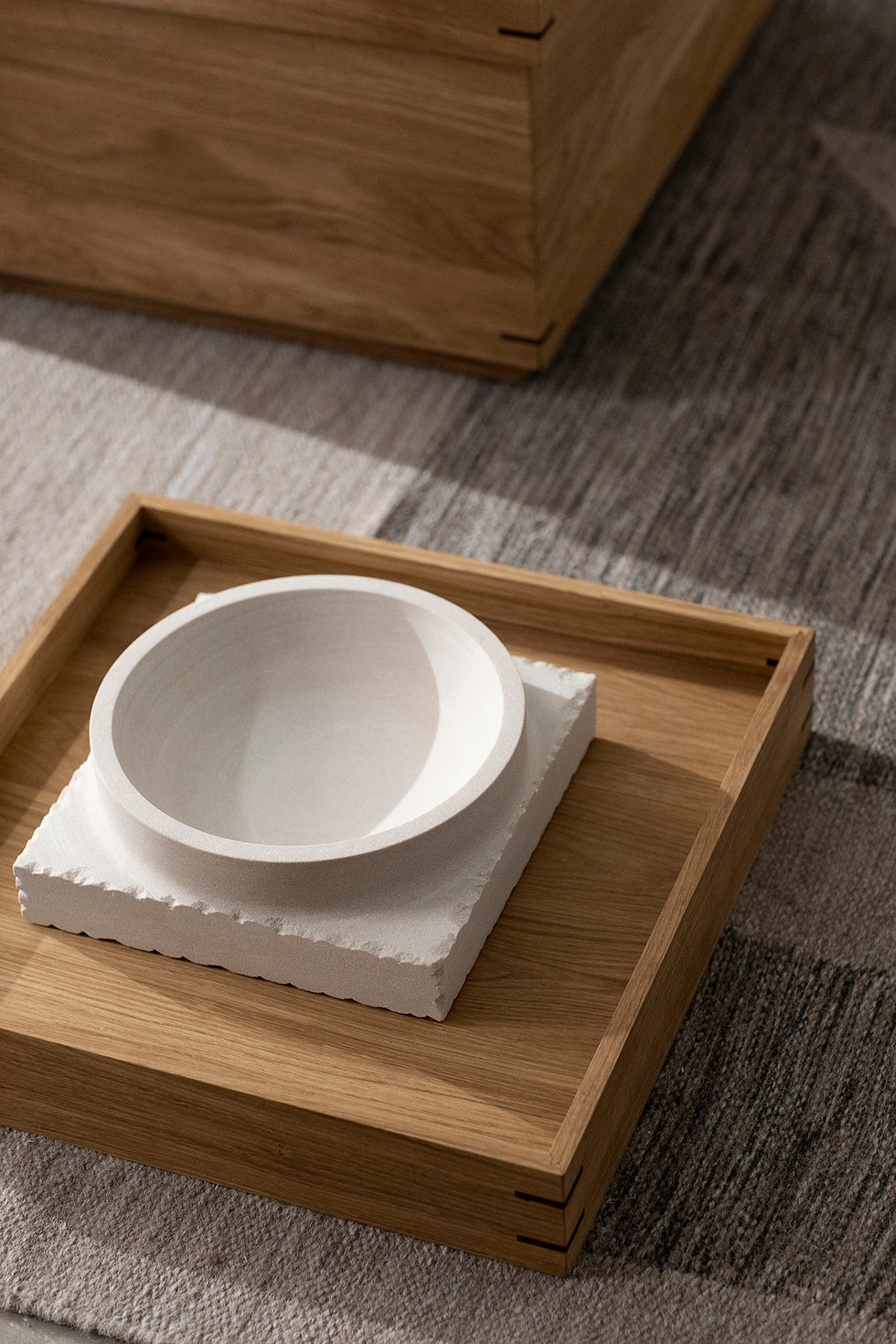 KRISTINA DAM Lacuna Shape Sandstone Bowl*