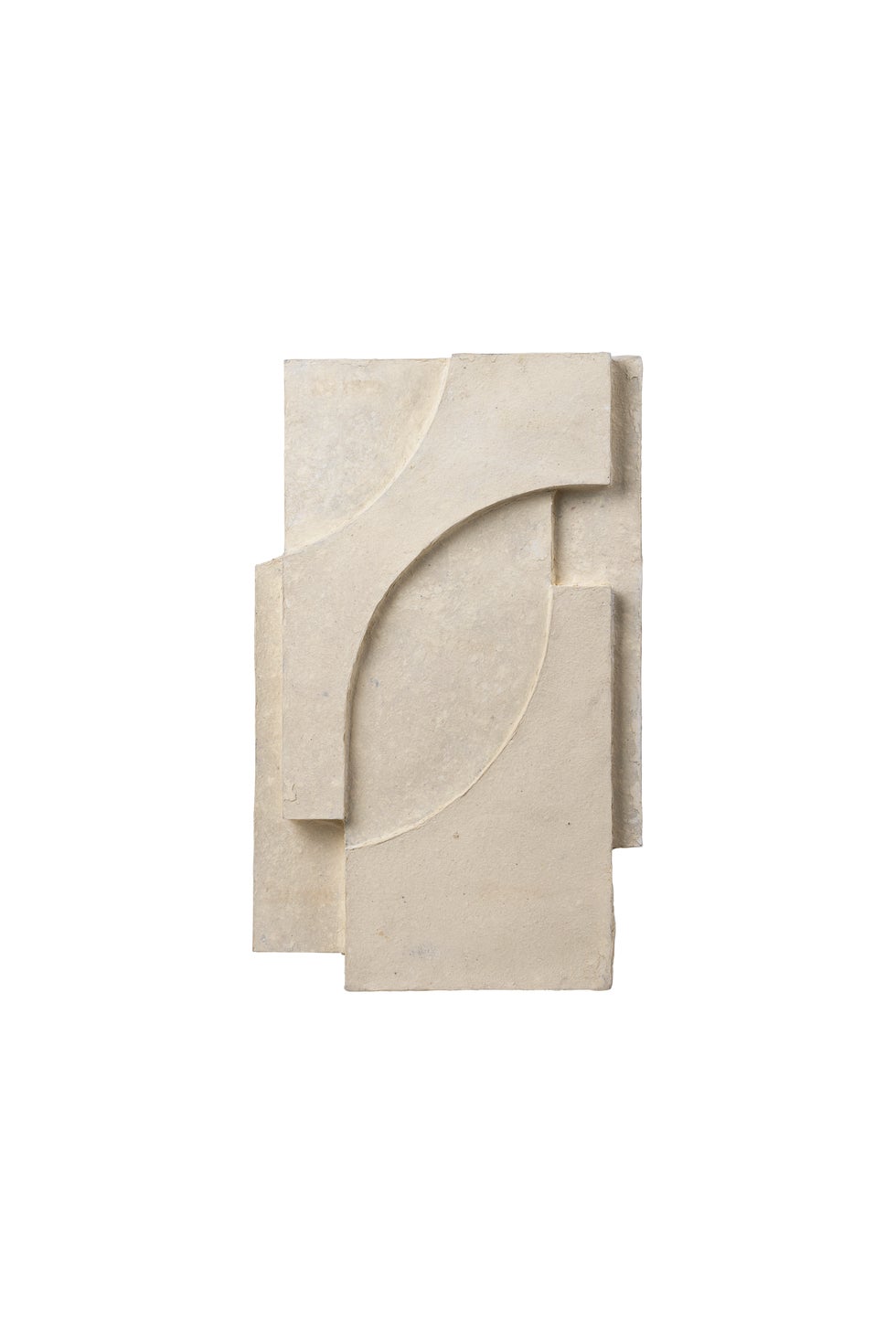 KRISTINA DAM Serif Relief Paperpulp - Natural