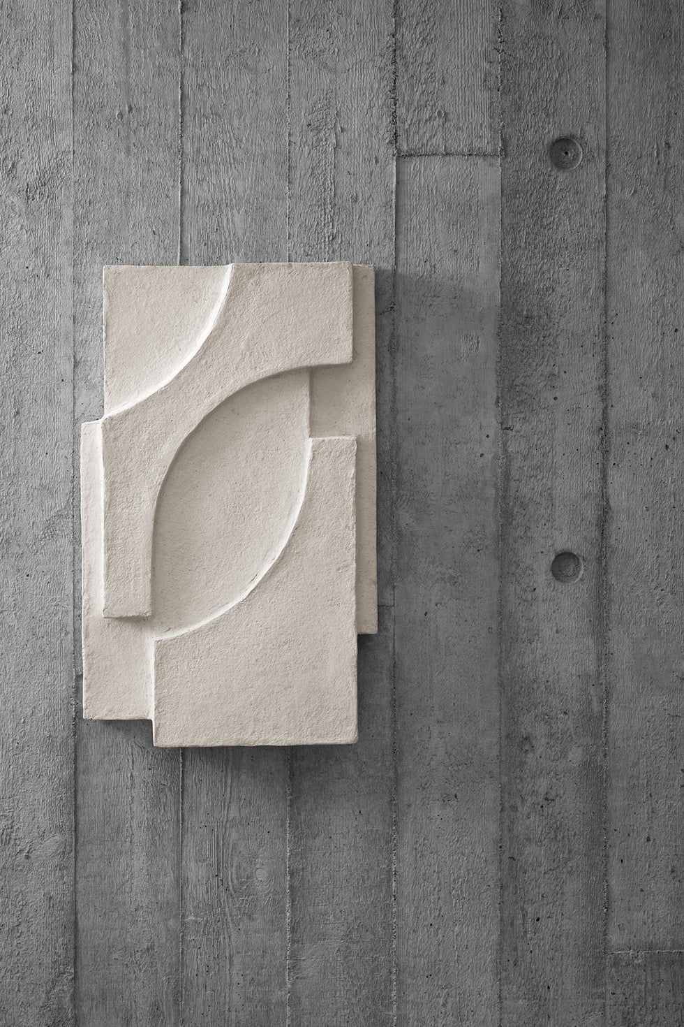 KRISTINA DAM Serif Relief Paperpulp - Natural