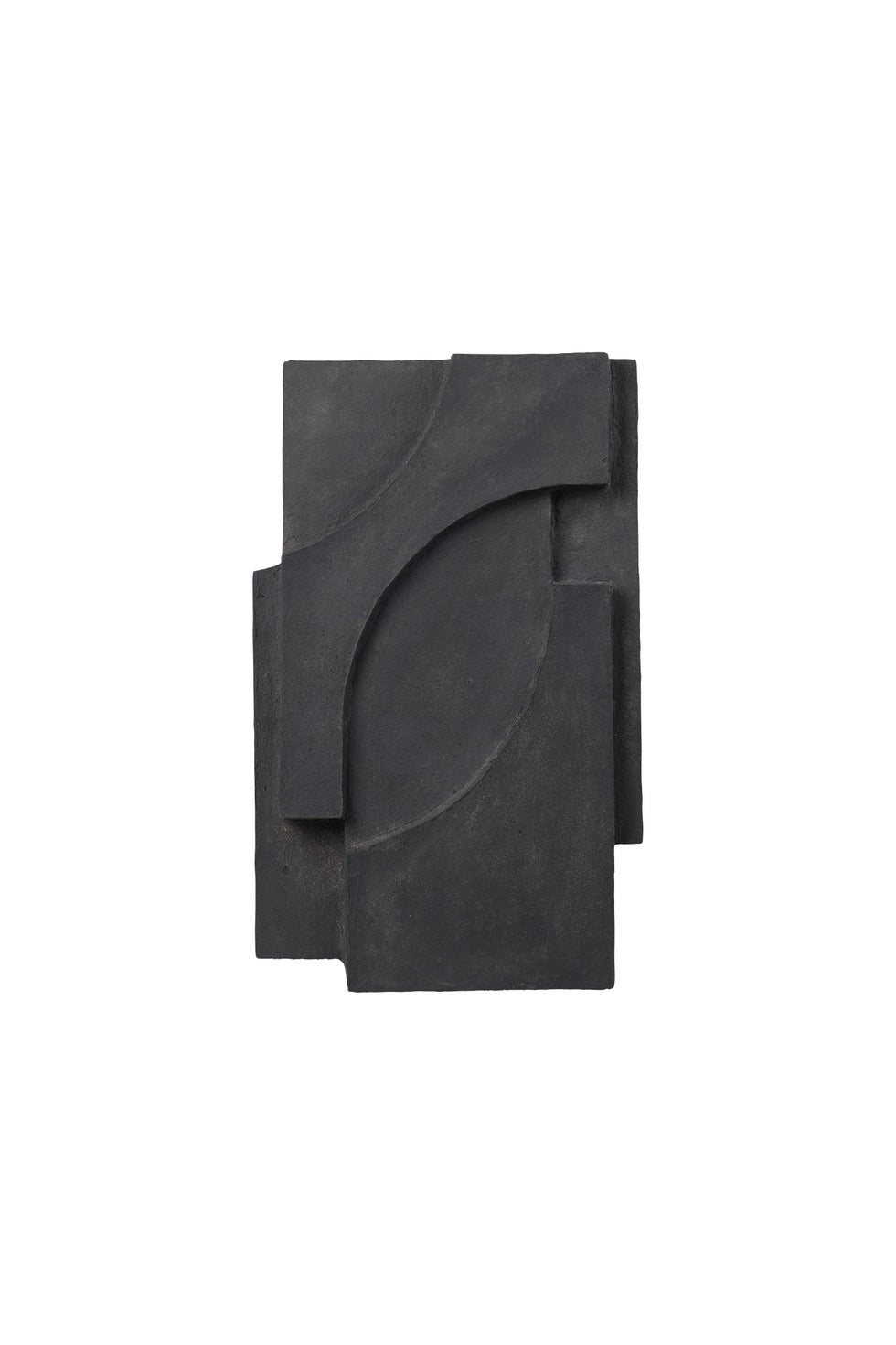 KRISTINA DAM Serif Relief Paperpulp - Dark Grey