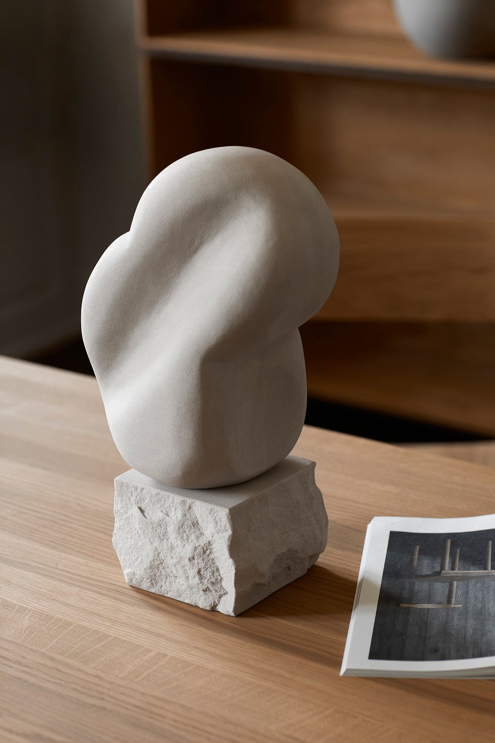 KRISTINA DAM Contour Sculpture Large - Light Grey