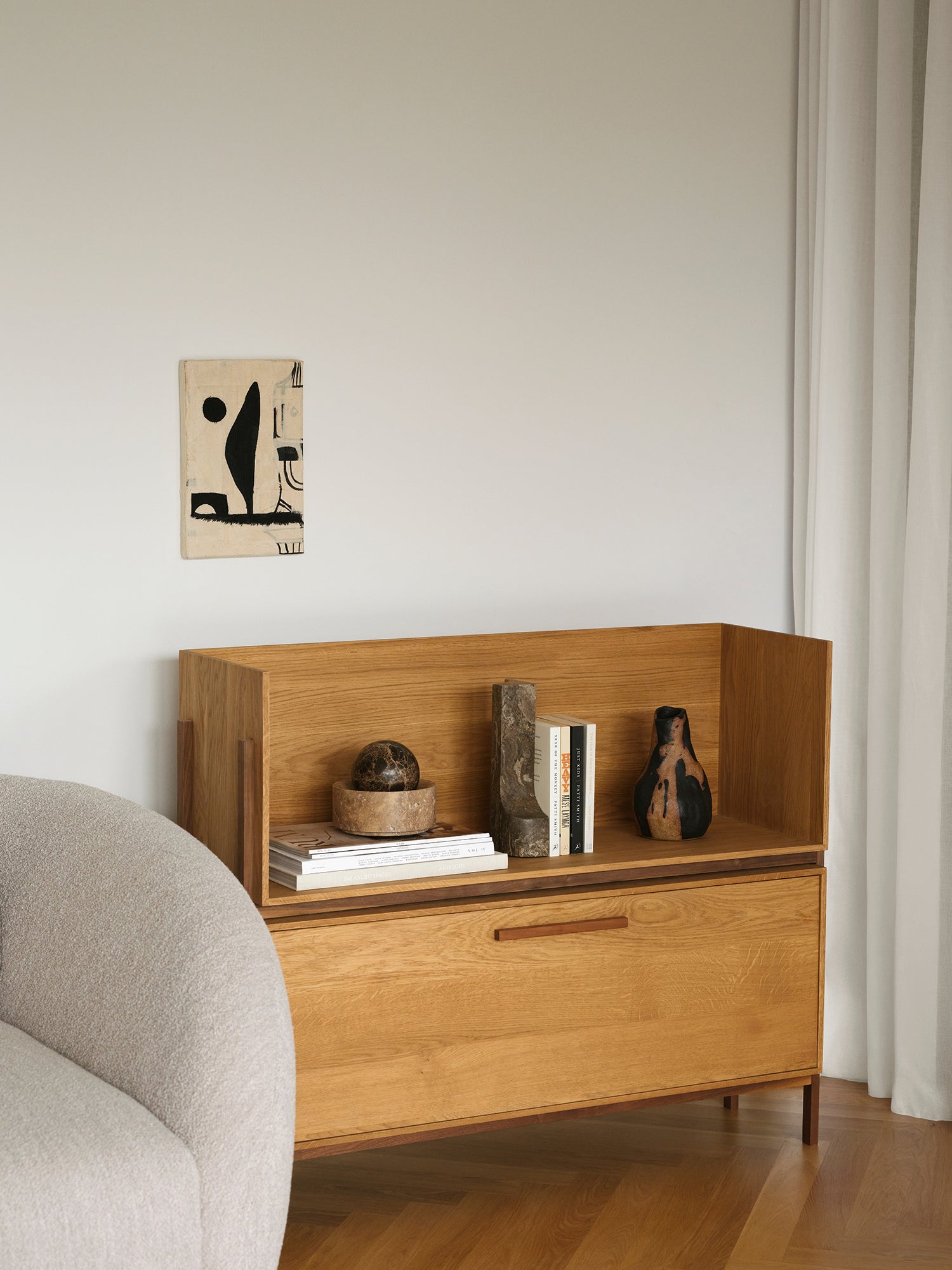 KRISTINA DAM Archetype Sculpture/Bookend - Dark Brown