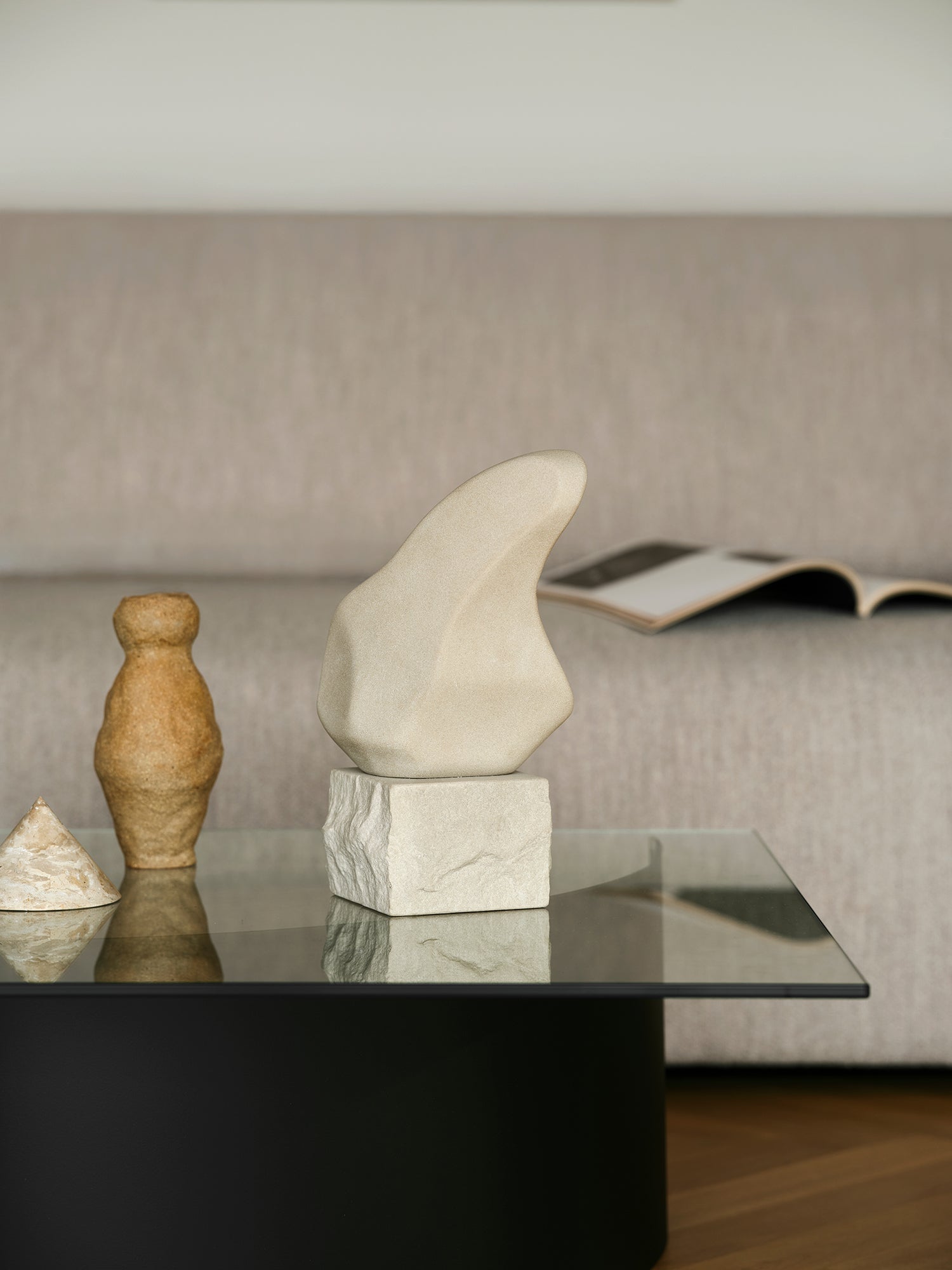 KRISTINA DAM Momentum Sculpture - Light Grey