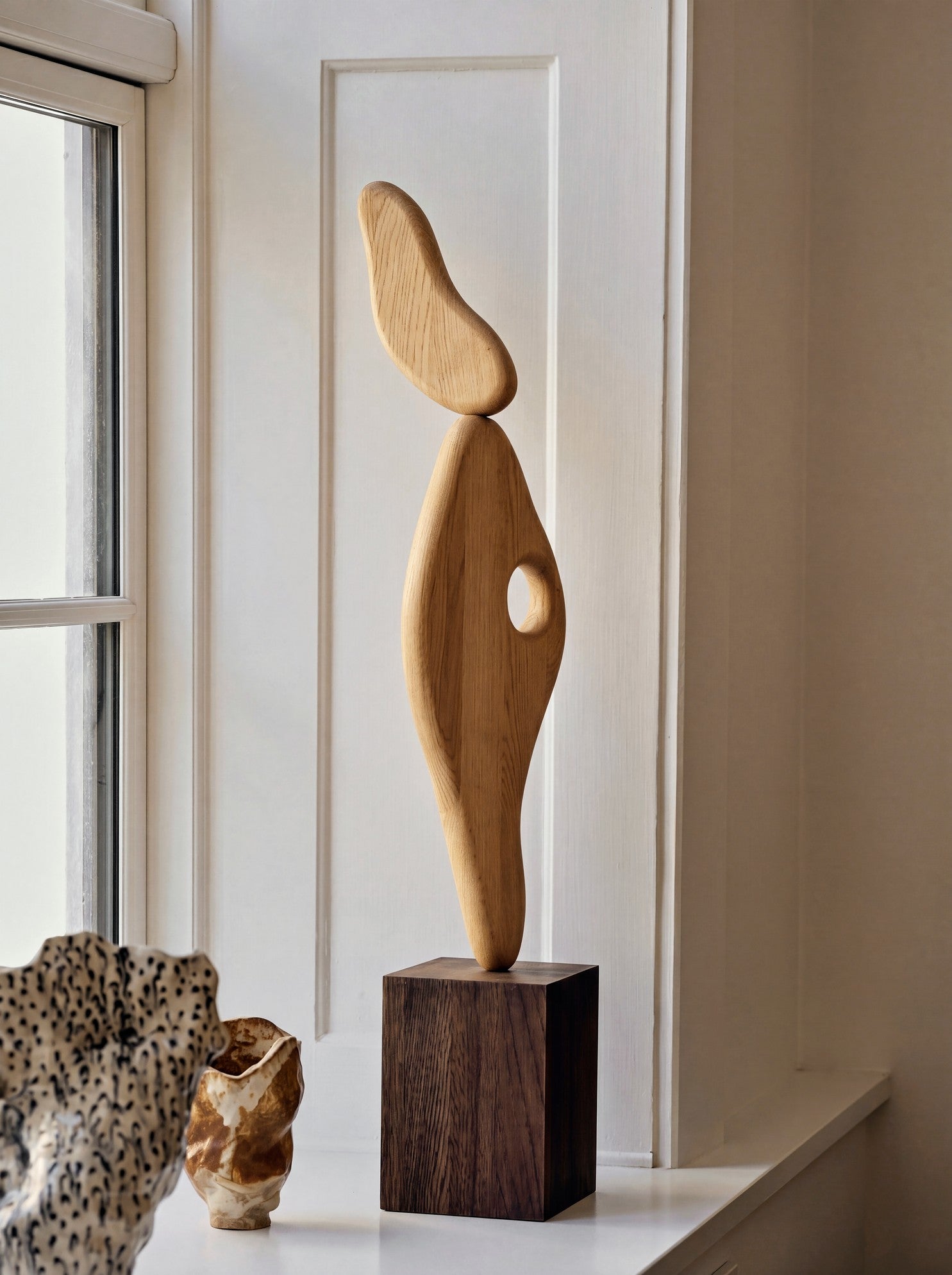 KRISTINA DAM Balance Sculpture - Warm/Dark Brown