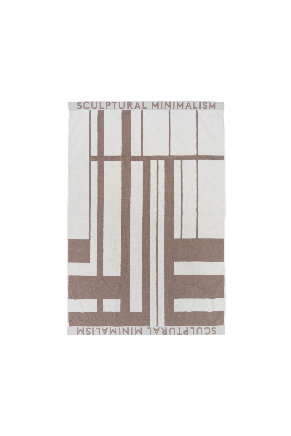 KRISTINA DAM Bathroom Minimal Bath Sheet - Beige/Off White*