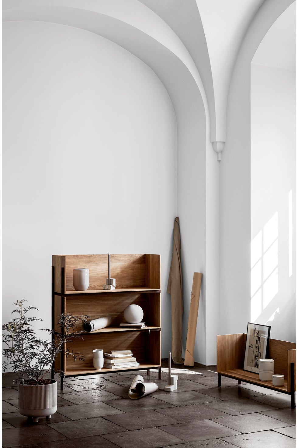 KRISTINA DAM Stack Floor Shelf x 3 Levels