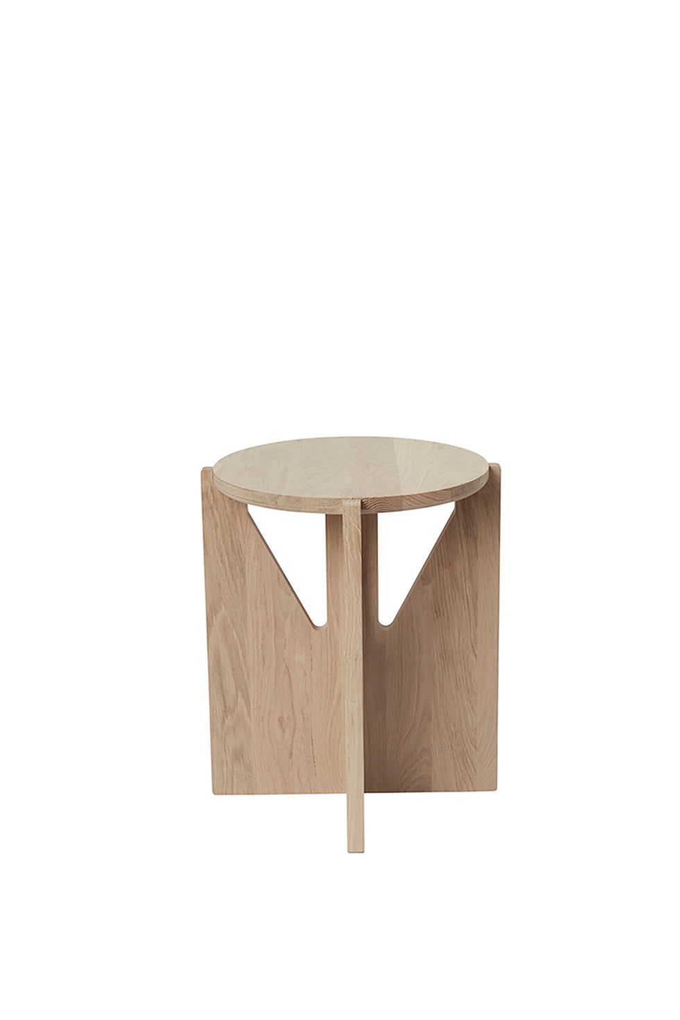 KRISTINA DAM Simple Stool - Light Oak