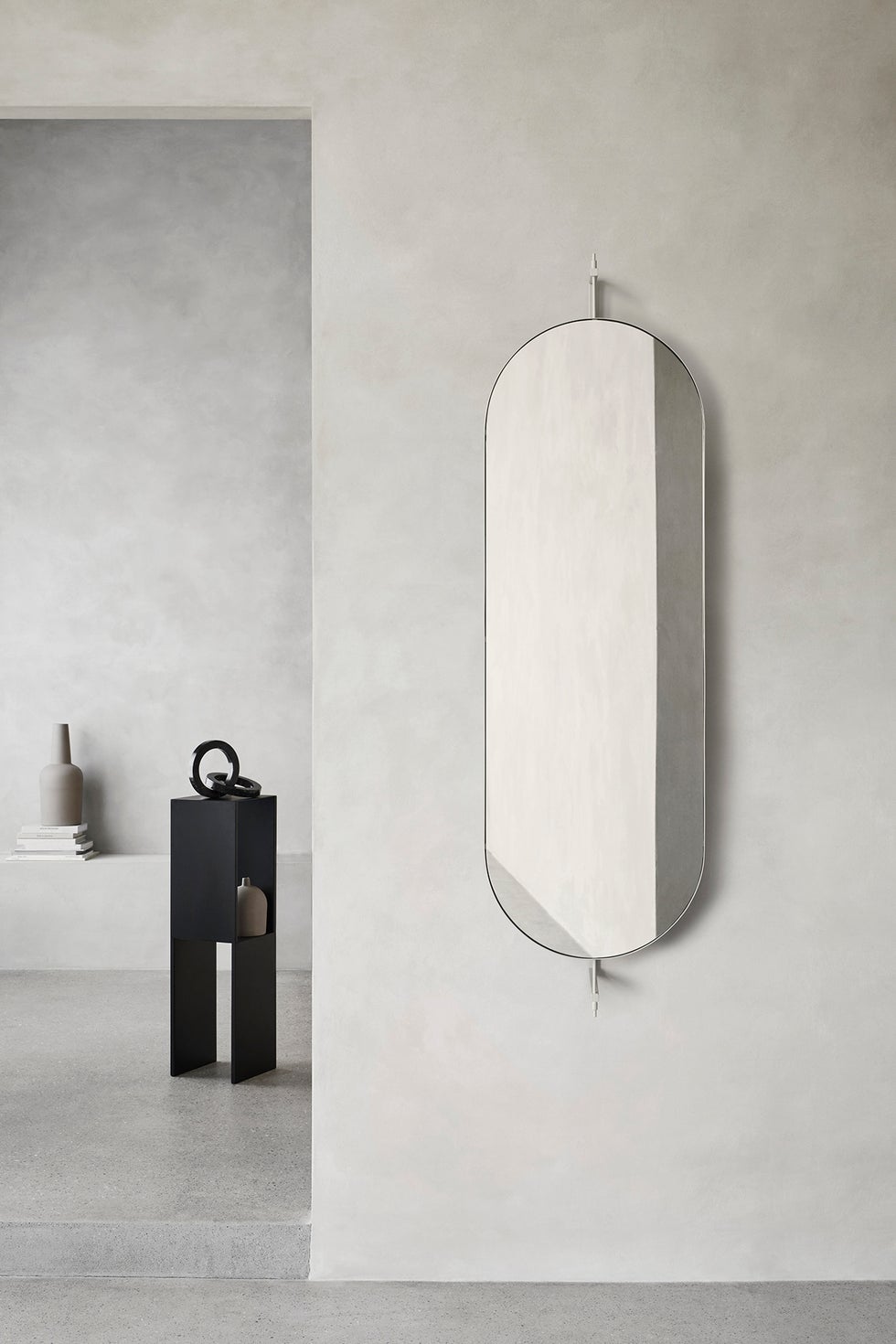 KRISTINA DAM Rotating Mirror Full Size - Beige