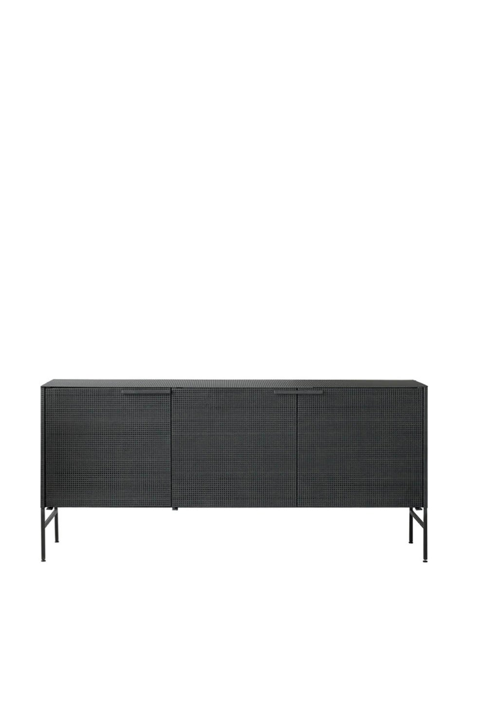 KRISTINA DAM Grid Sideboard - Black Steel