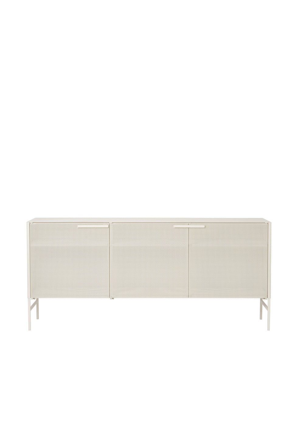 KRISTINA DAM Grid Sideboard - Beige Steel