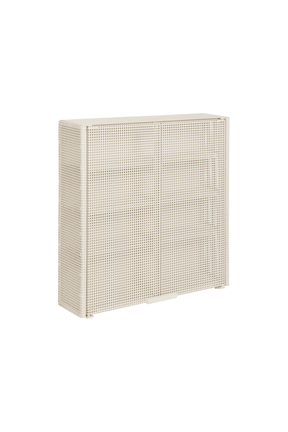KRISTINA DAM Grid Wall Cabinet - Beige Steel