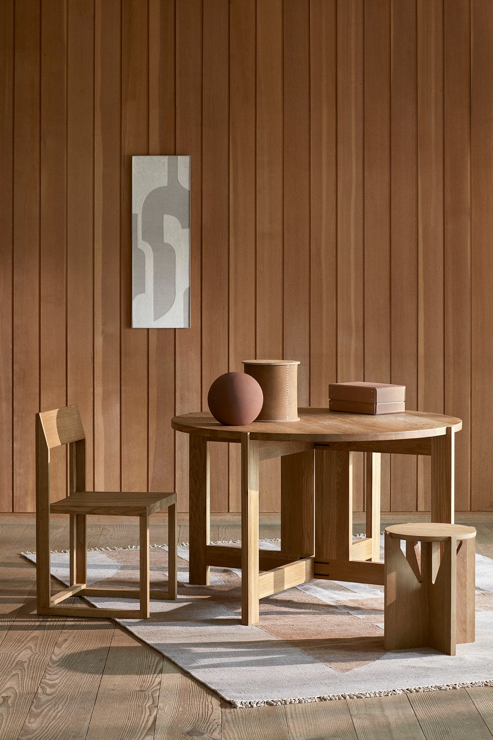 KRISTINA DAM Outline Chair - Lacquered Oak