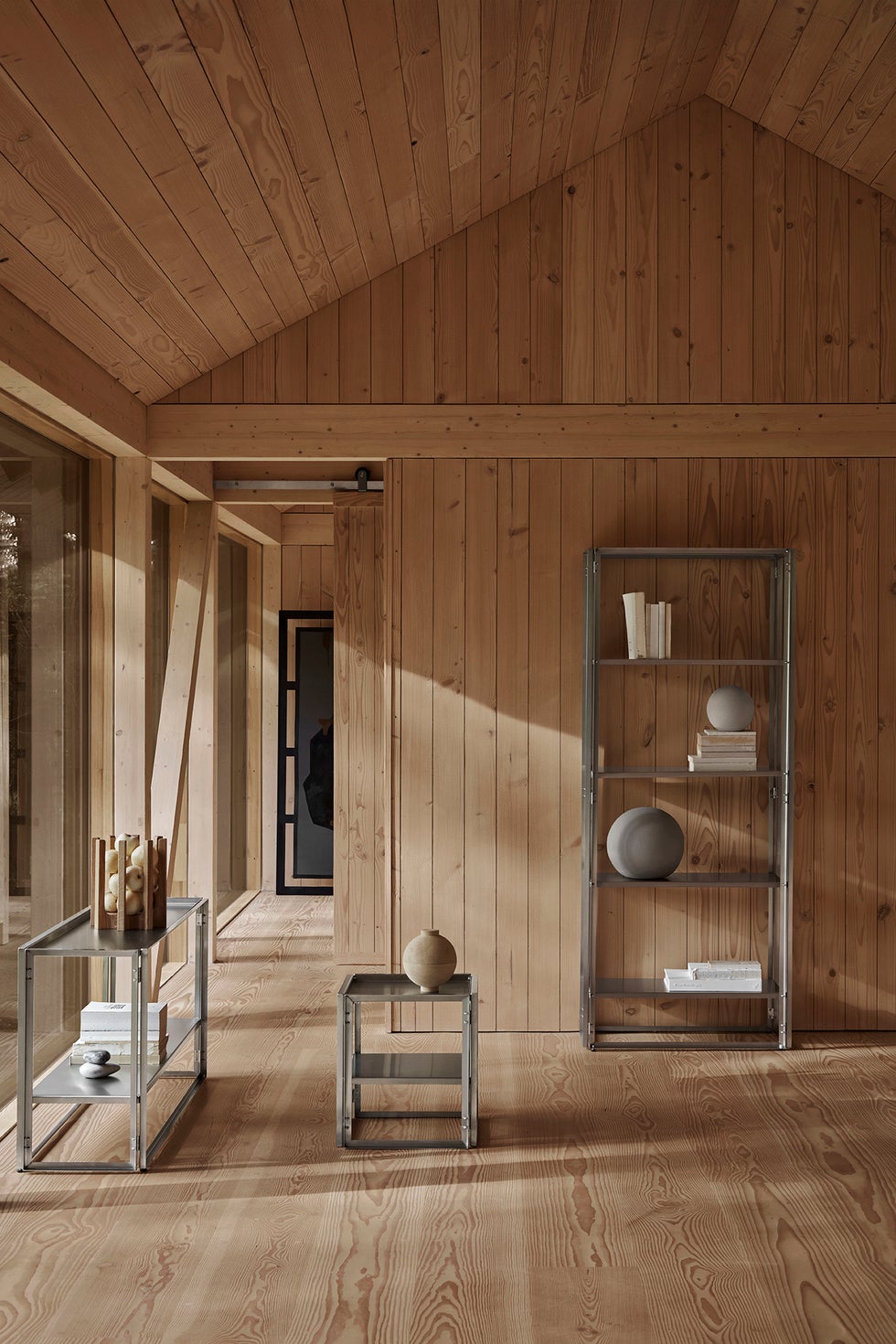 KRISTINA DAM Foldable Console - Stainless Steel