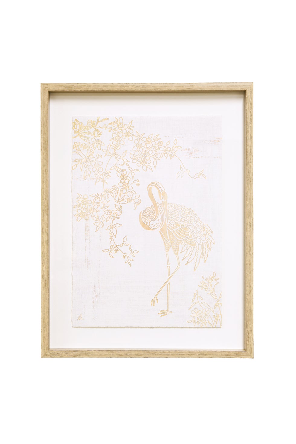 Framed Bird Wall Art - Through The Blossom