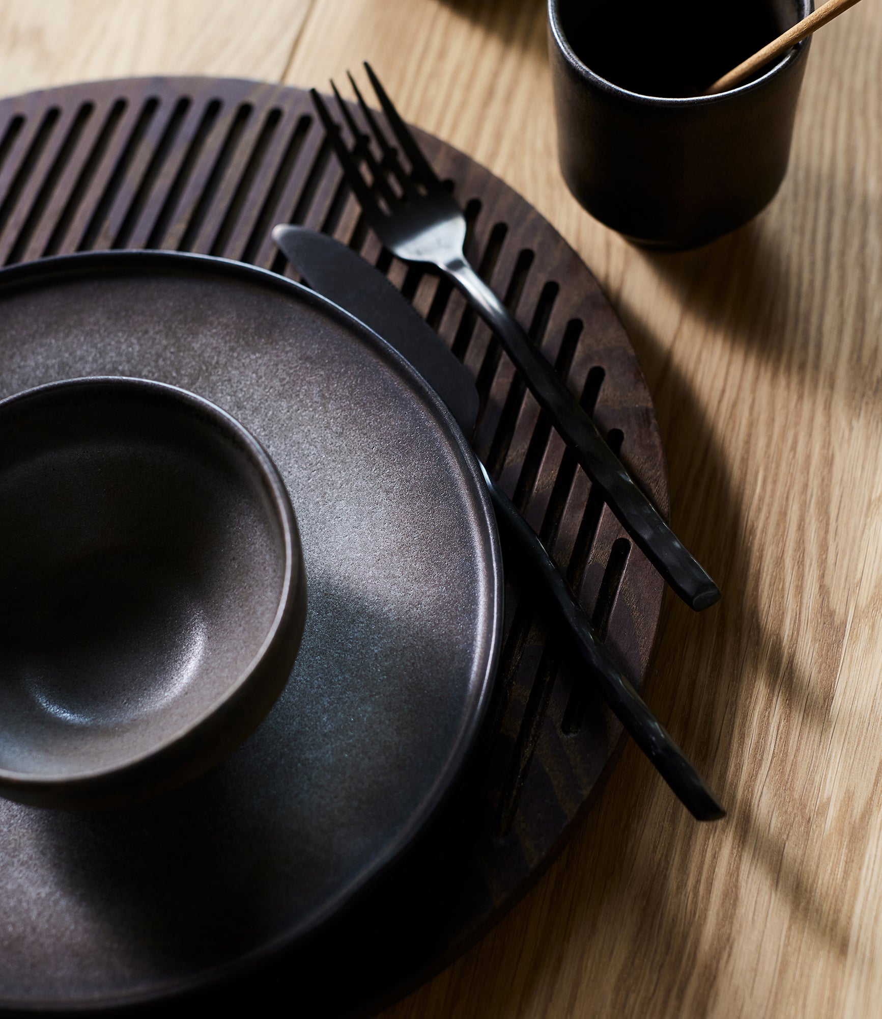 MUUBS Ceto Dinner Plate - Mocha