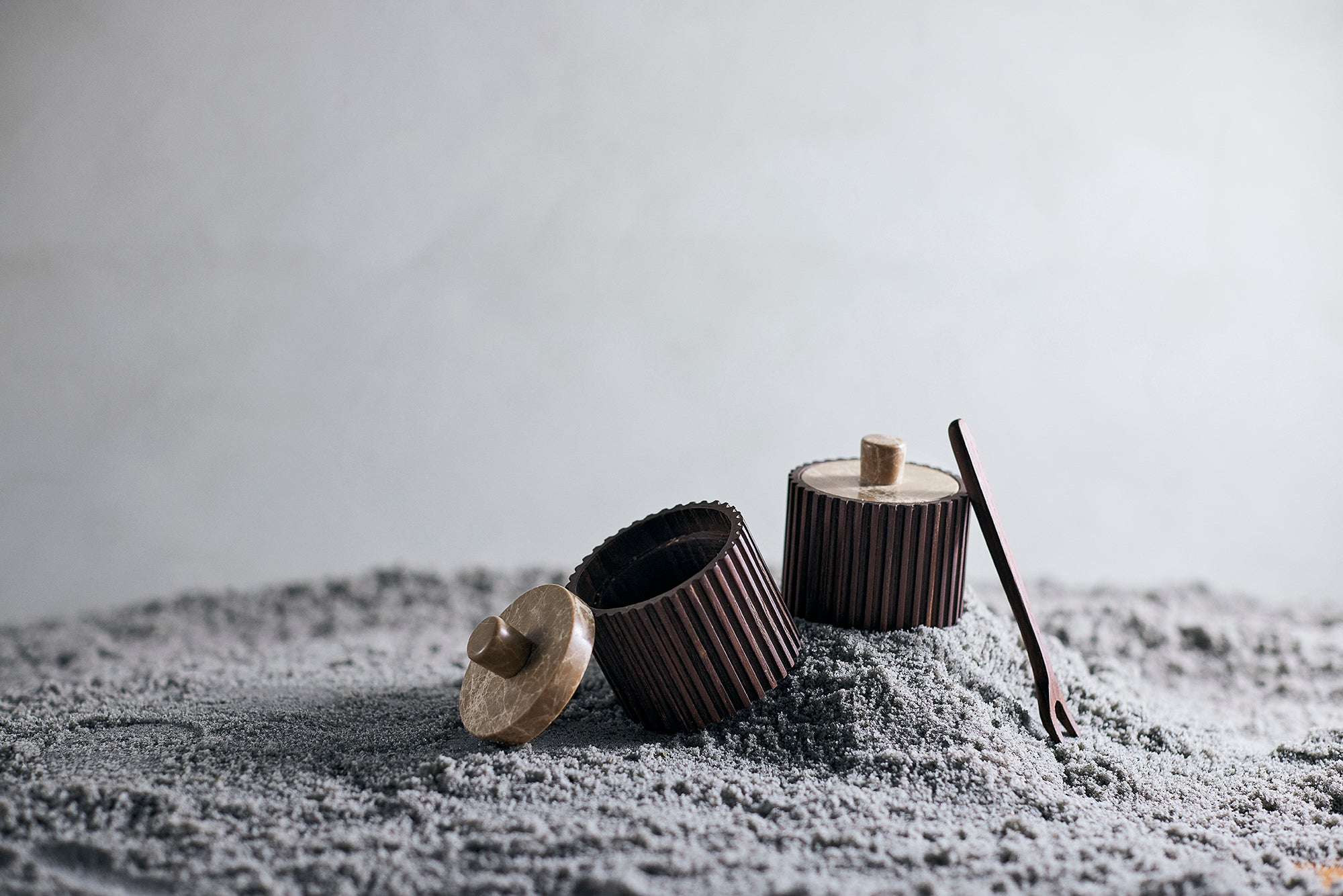 MUUBS Yami Jar w/Lid - Brown