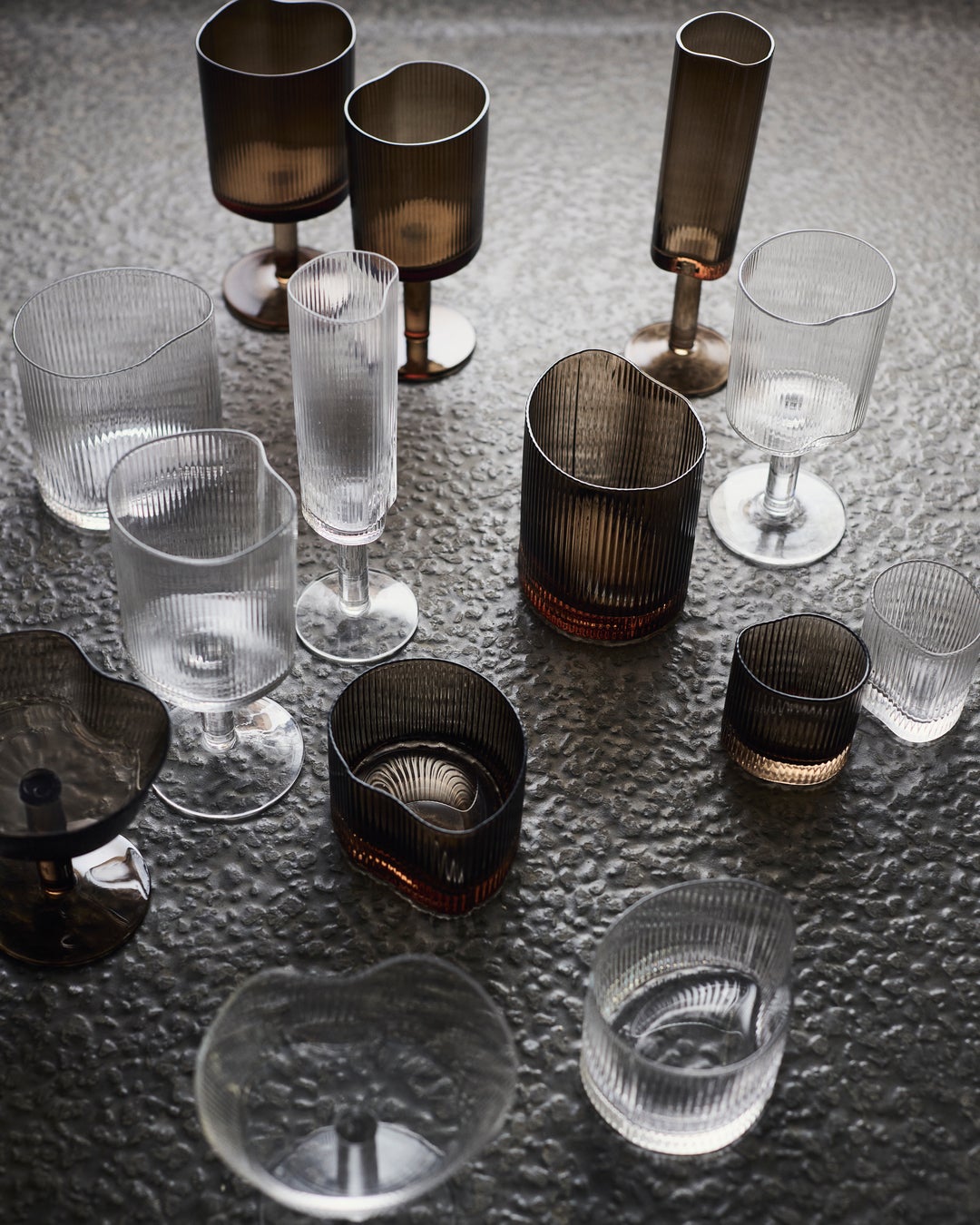 MUUBS Ripe Champagne Glass - Smoked Brown