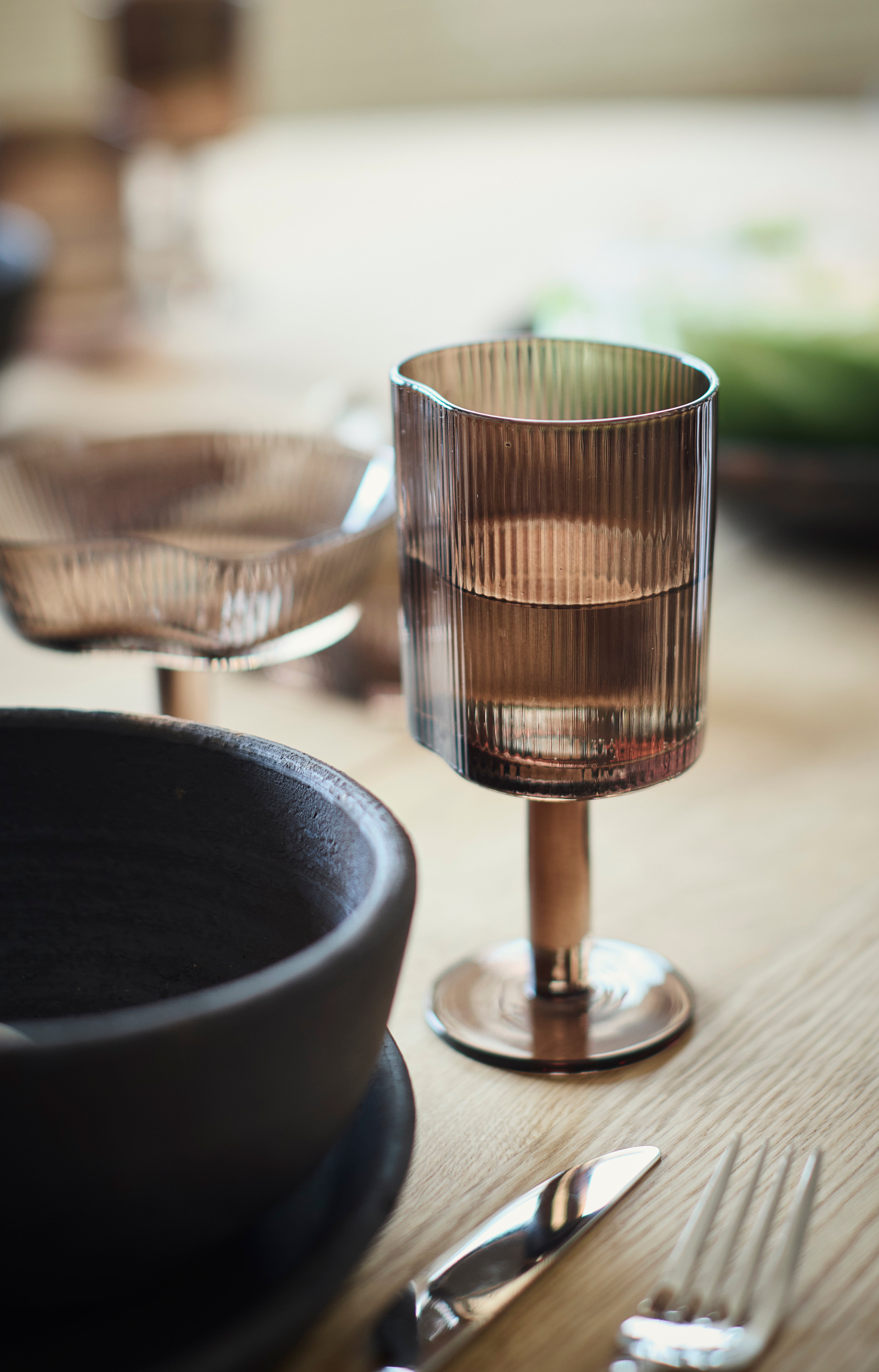 MUUBS Ripe White Wine Glass - Smoked Brown