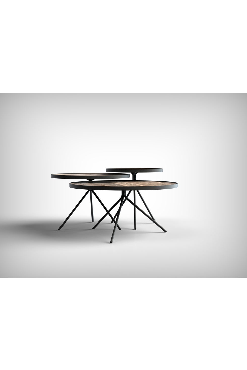 PURE Orion Round Table Small - Pebble Grey