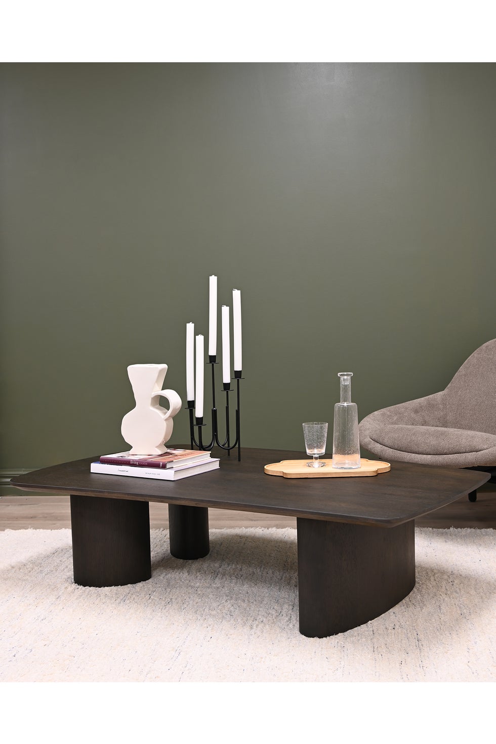 PURE Freeform Coffee Table 1.4m - Carbon