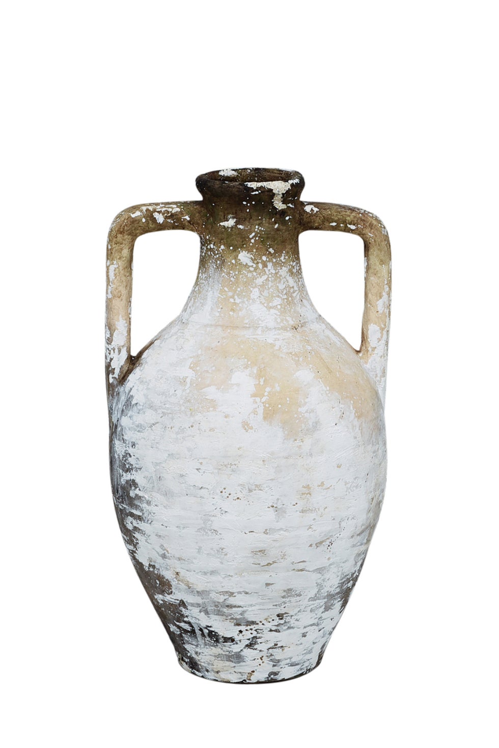 Tuscan Two Handle Urn L Natural