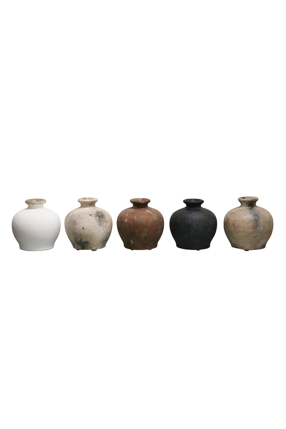Rustic Mini Vases A/5 Earthy