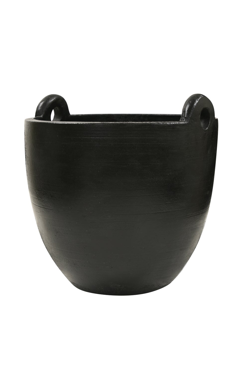 Rezna 2 Handle Planter - Black