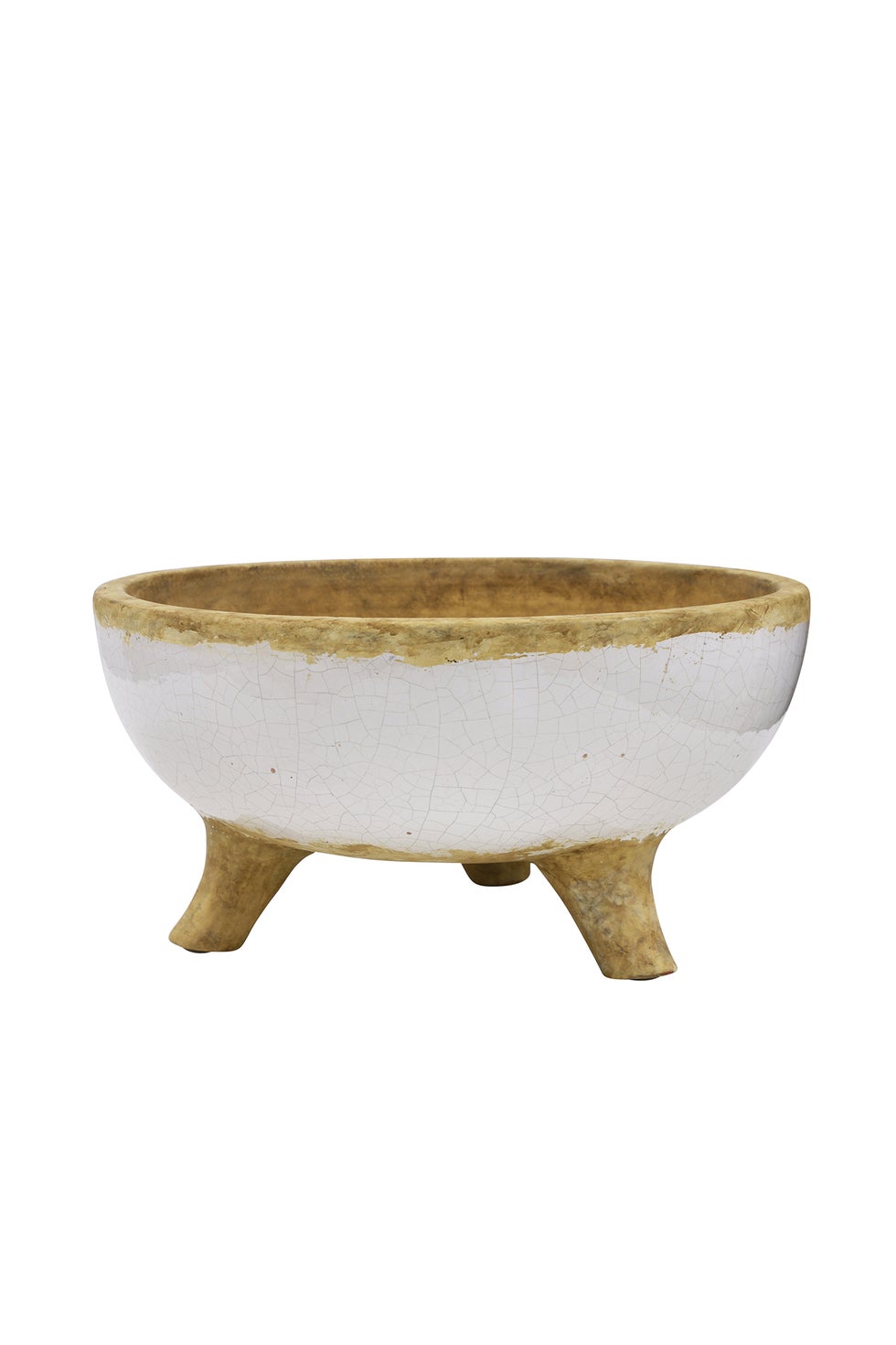 Pablo Glazed Wide Planter White*