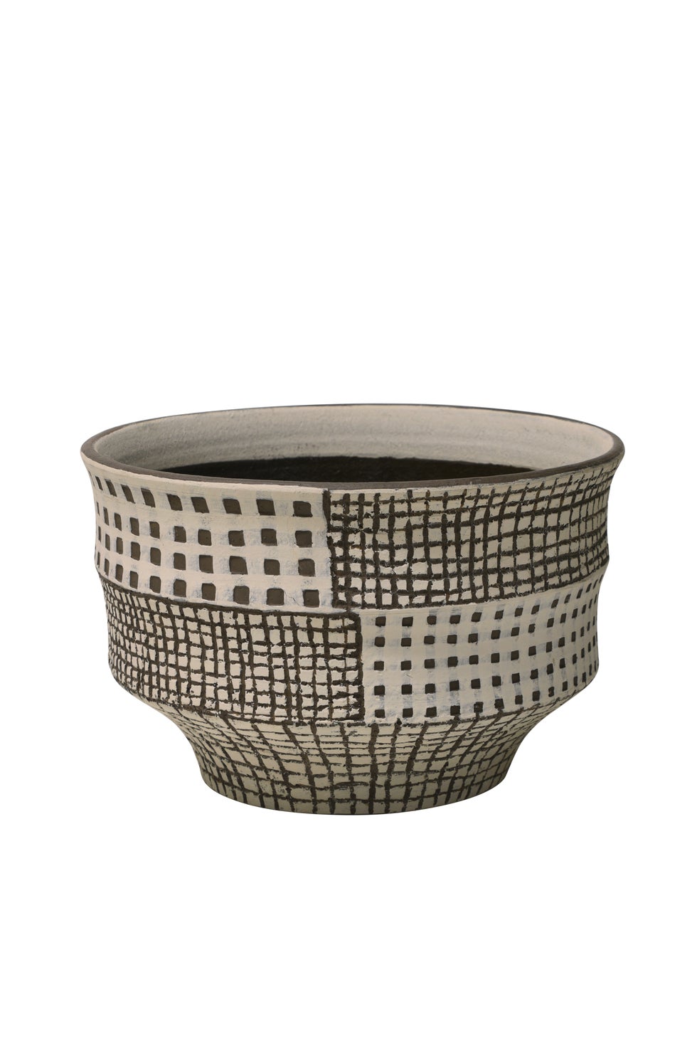 Hobbs Squared Flowerpot - Browns