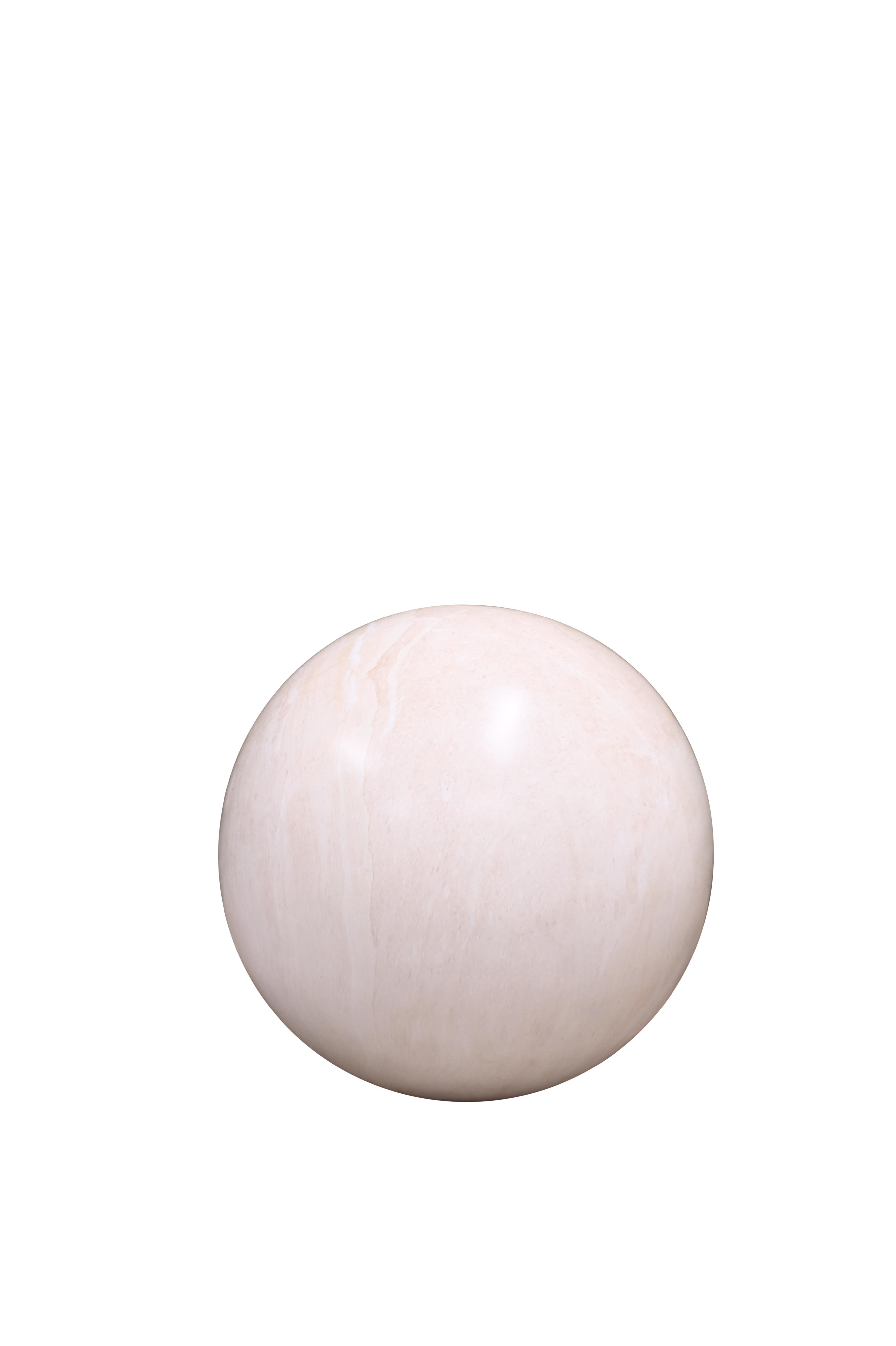 VISTA Atlas Sphere Medium - Travertine Finish