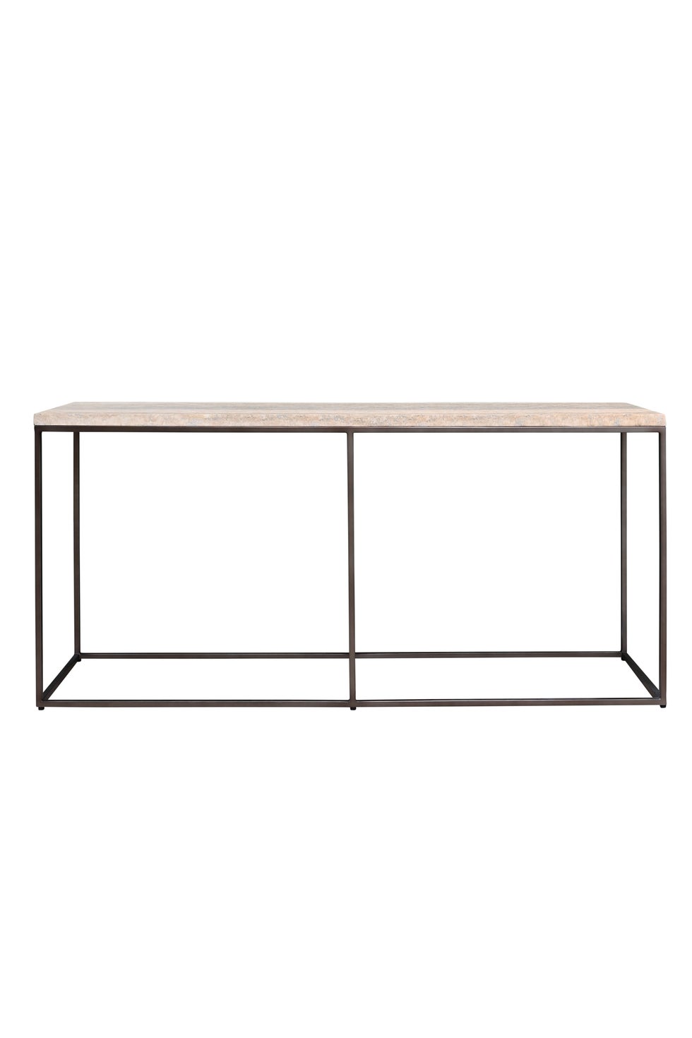 VISTA Watts Console Table - Travertine Finish