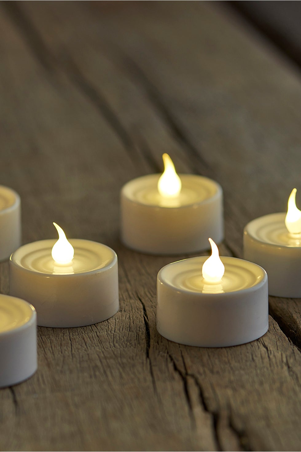 SIRIUS Lone Battery Lights S/4 White