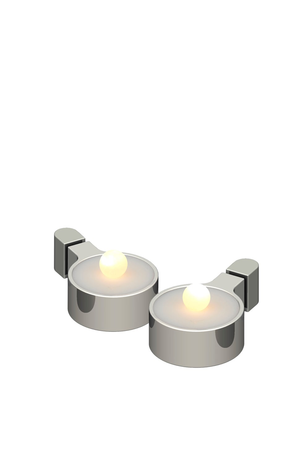 SIRIUS Amalia Tealight S/2 Chrome*