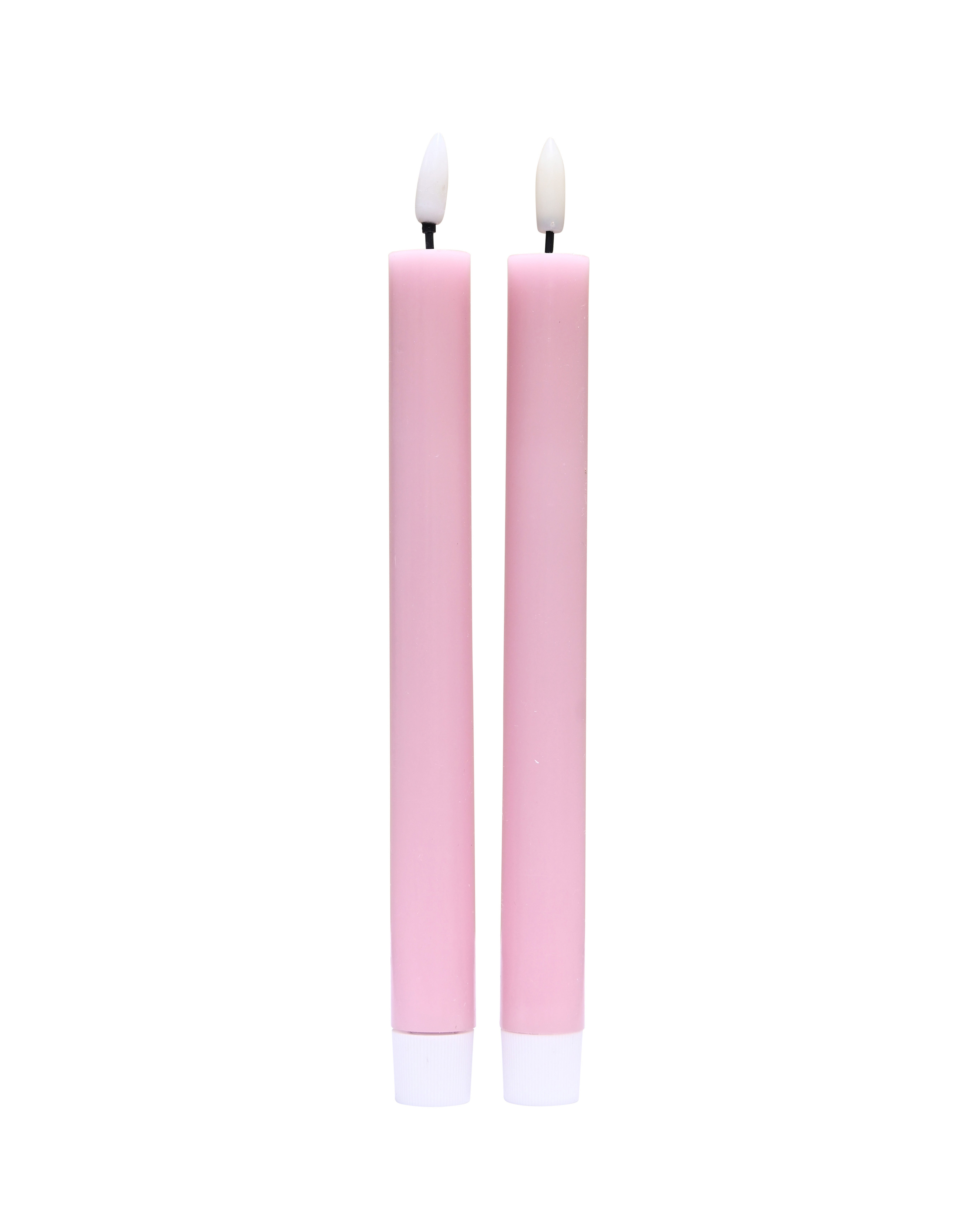 SIRIUS Sille Crown Taper Candles S/2 - Light Pink