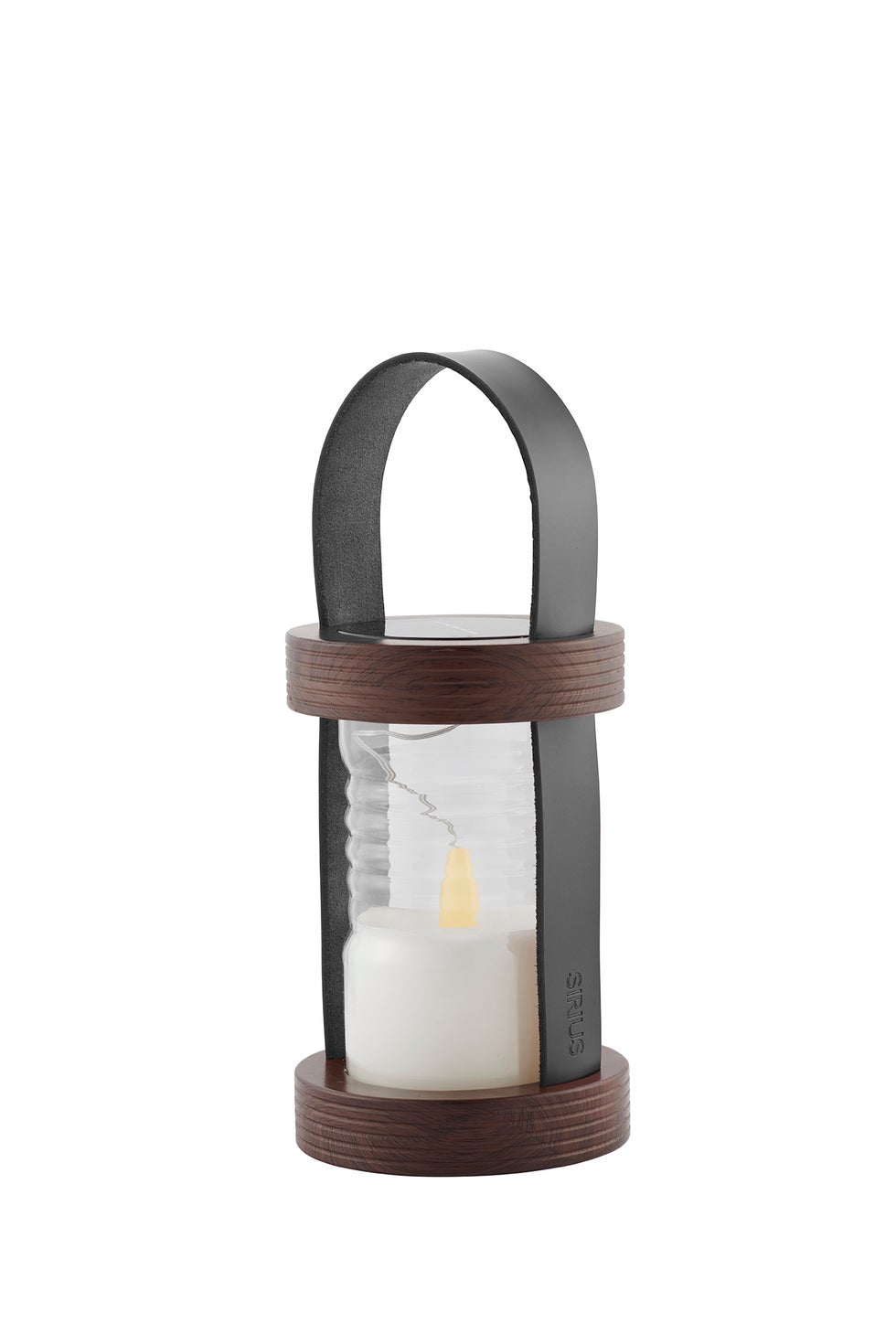 SIRIUS SOLAR Aston Lantern Black/Brown