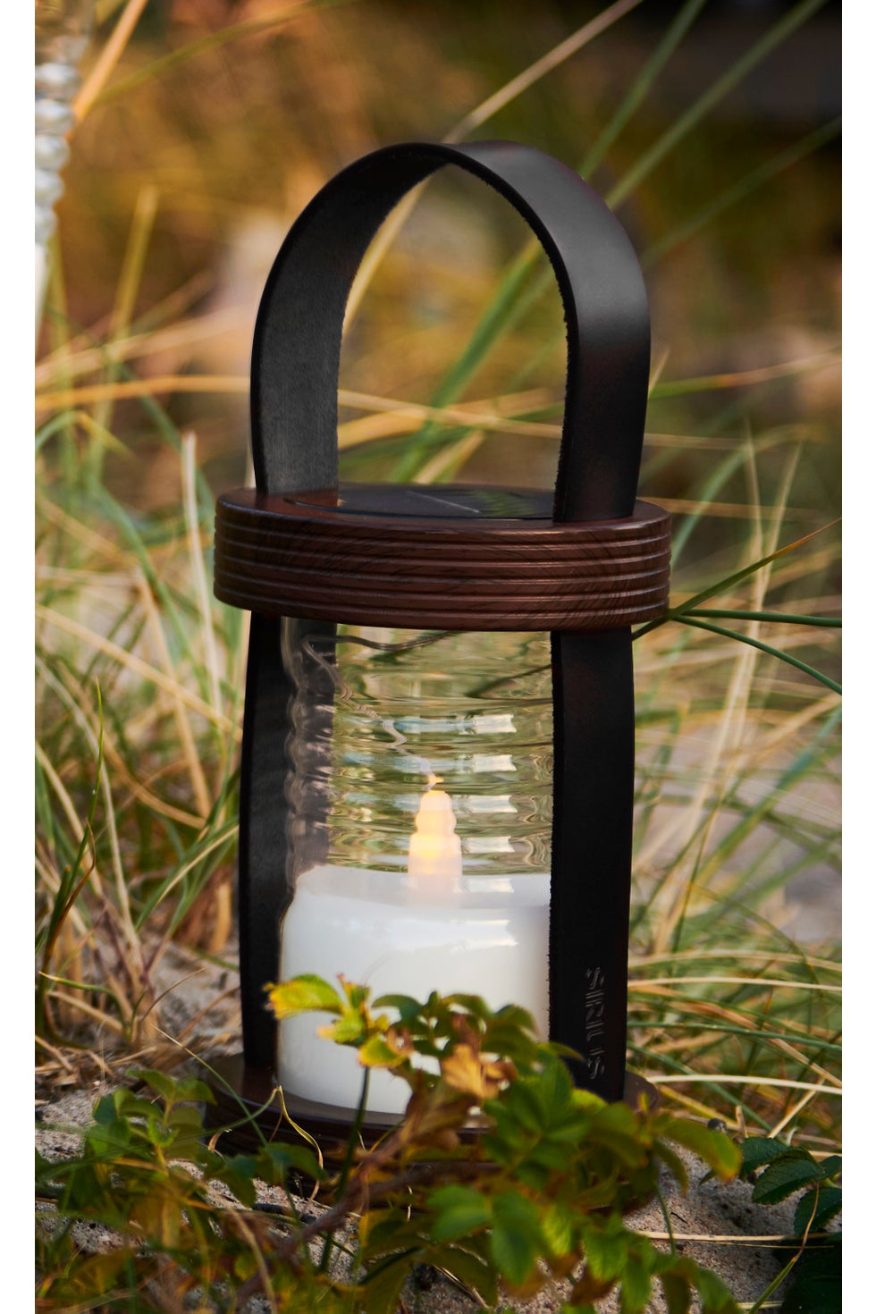 SIRIUS SOLAR Aston Lantern Black/Brown