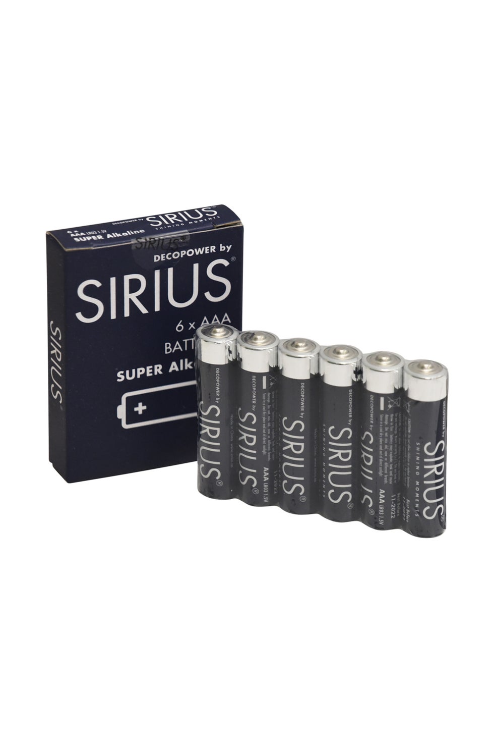 SIRIUS AAA Deco Power Batteries Pk6
