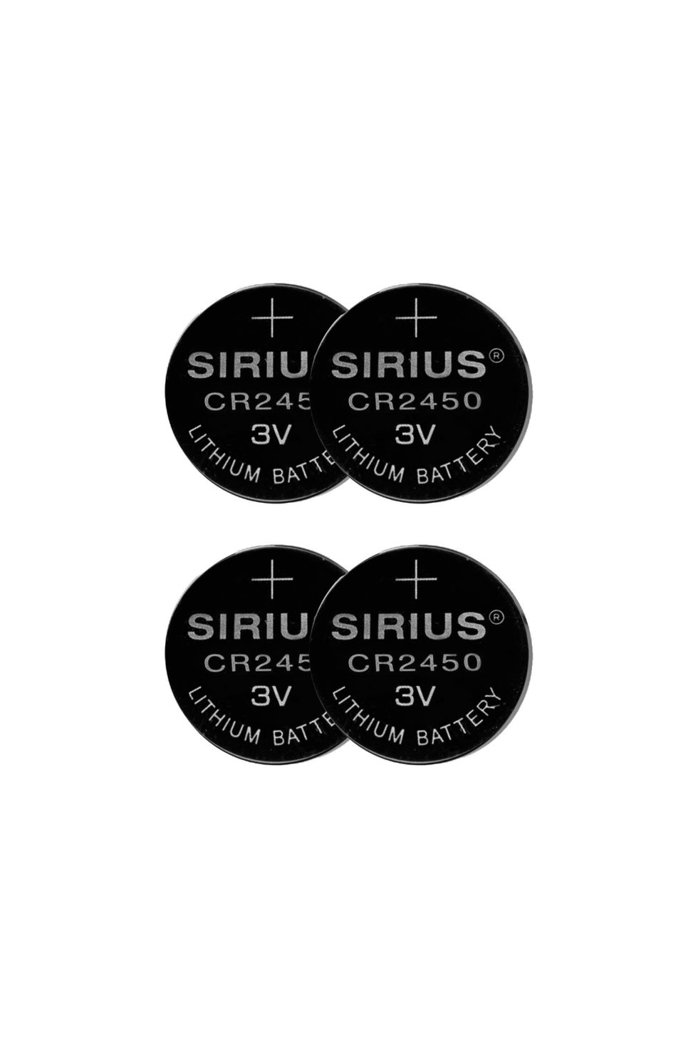 SIRIUS CR2450 Deco Power Batteries Pk4