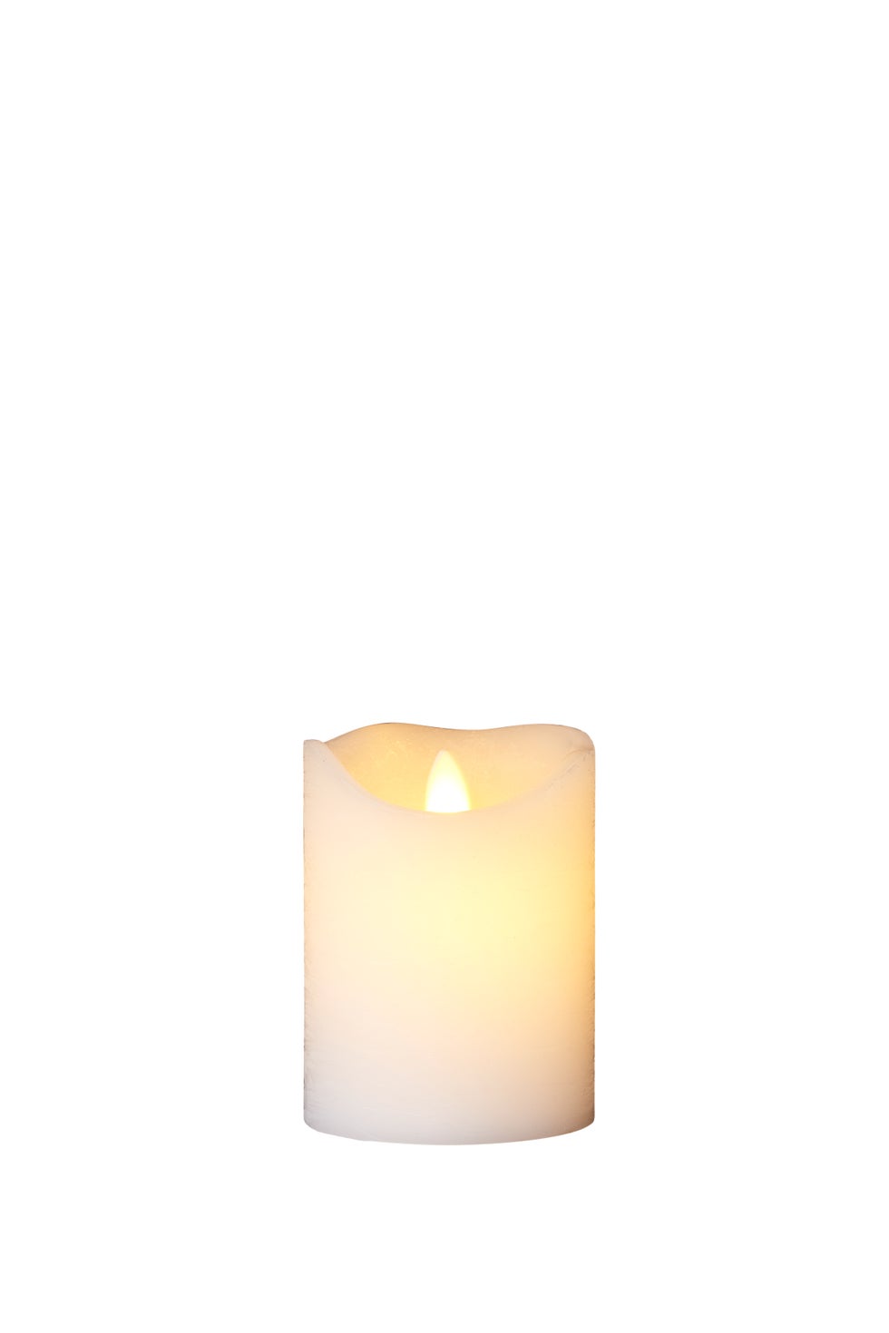 SIRIUS Sara Candle 75*100 - White RECHARGEABLE