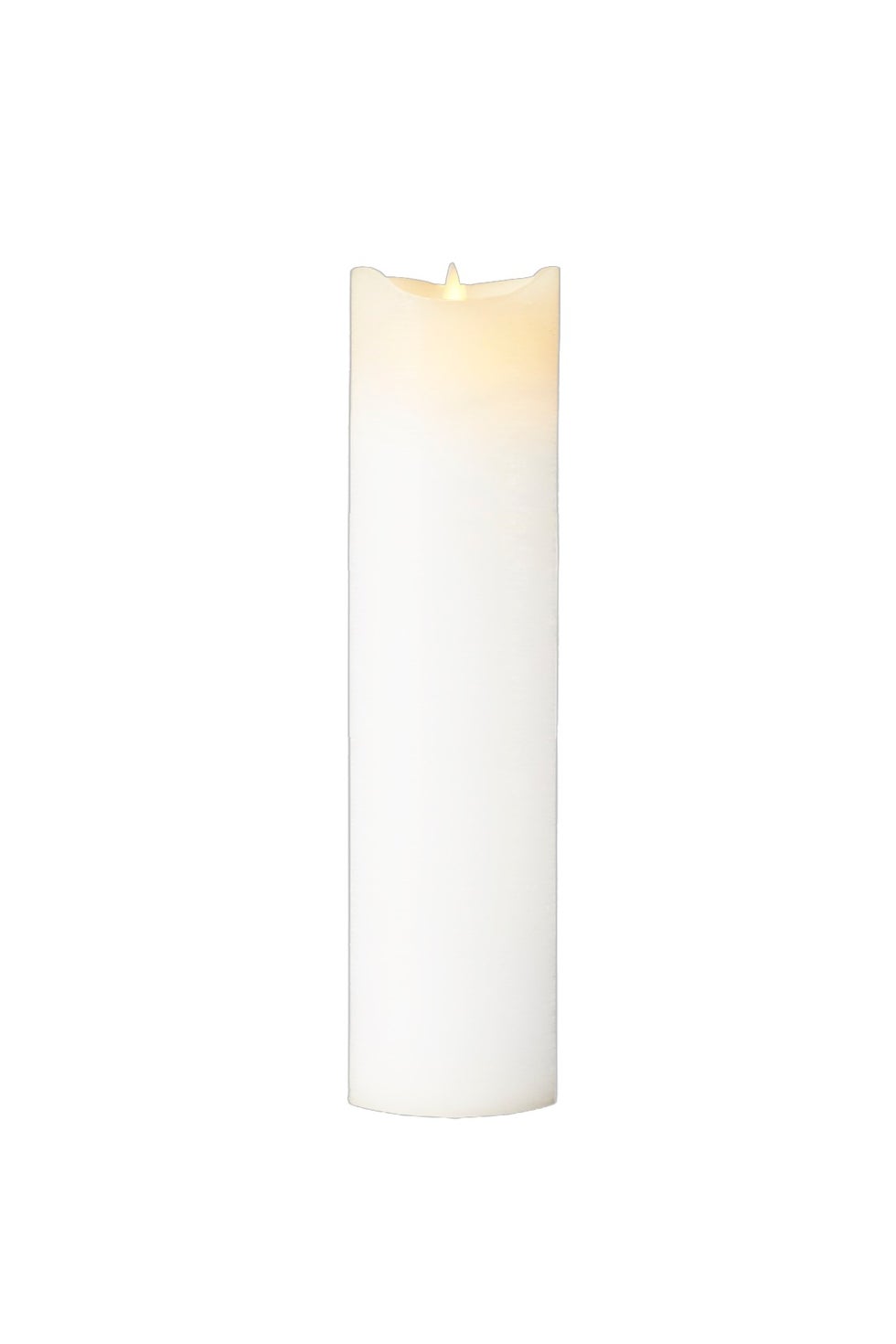 SIRIUS Sara Candle 75*300 - White RECHARGEABLE