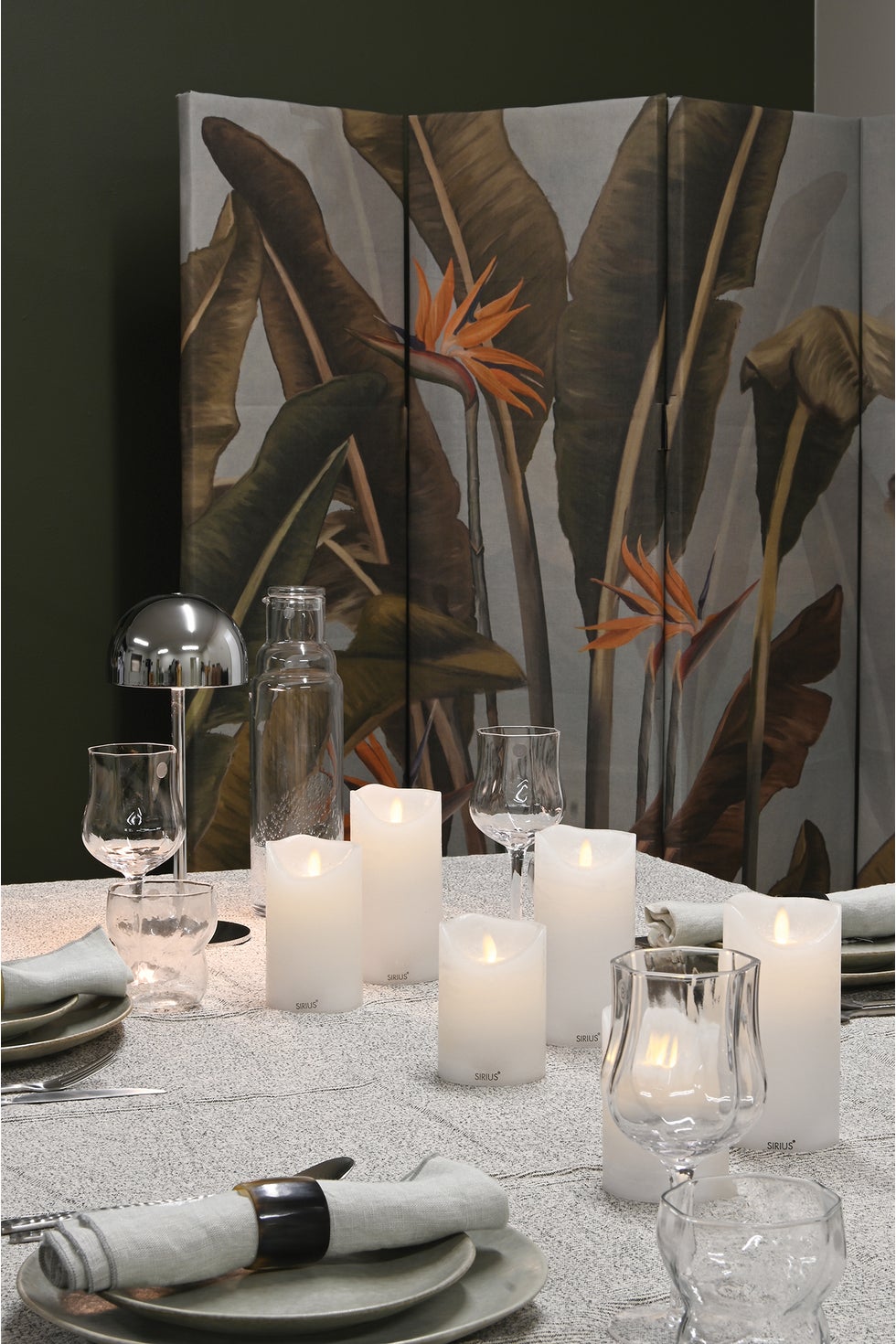 SIRIUS Tim Lamp - Chrome RECHARGEABLE