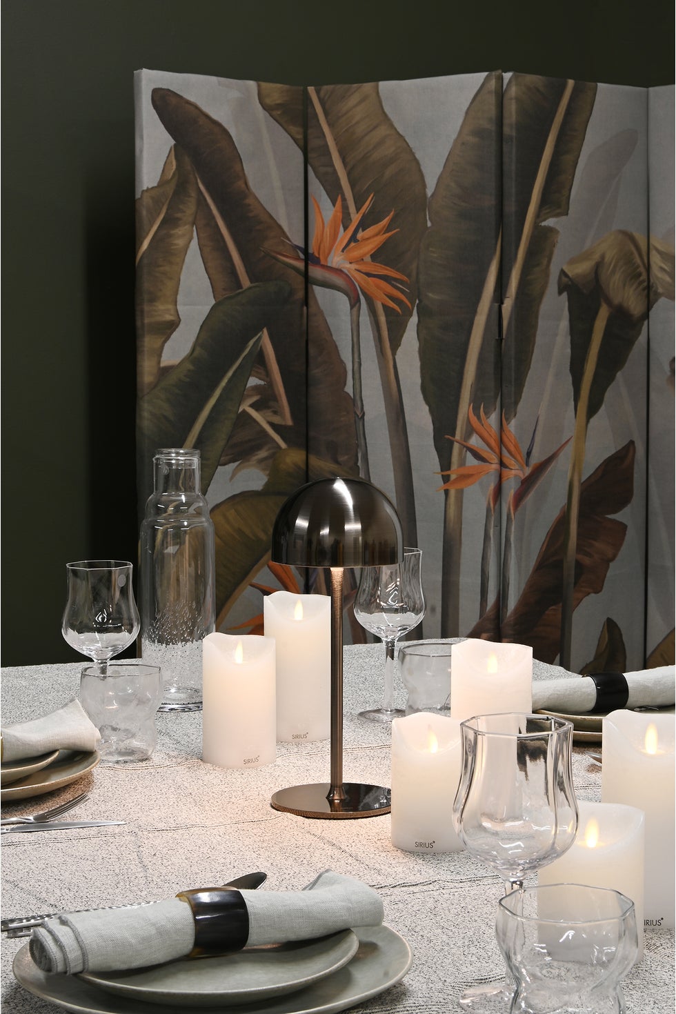 SIRIUS Tim Lamp - Black Nickel RECHARGEABLE