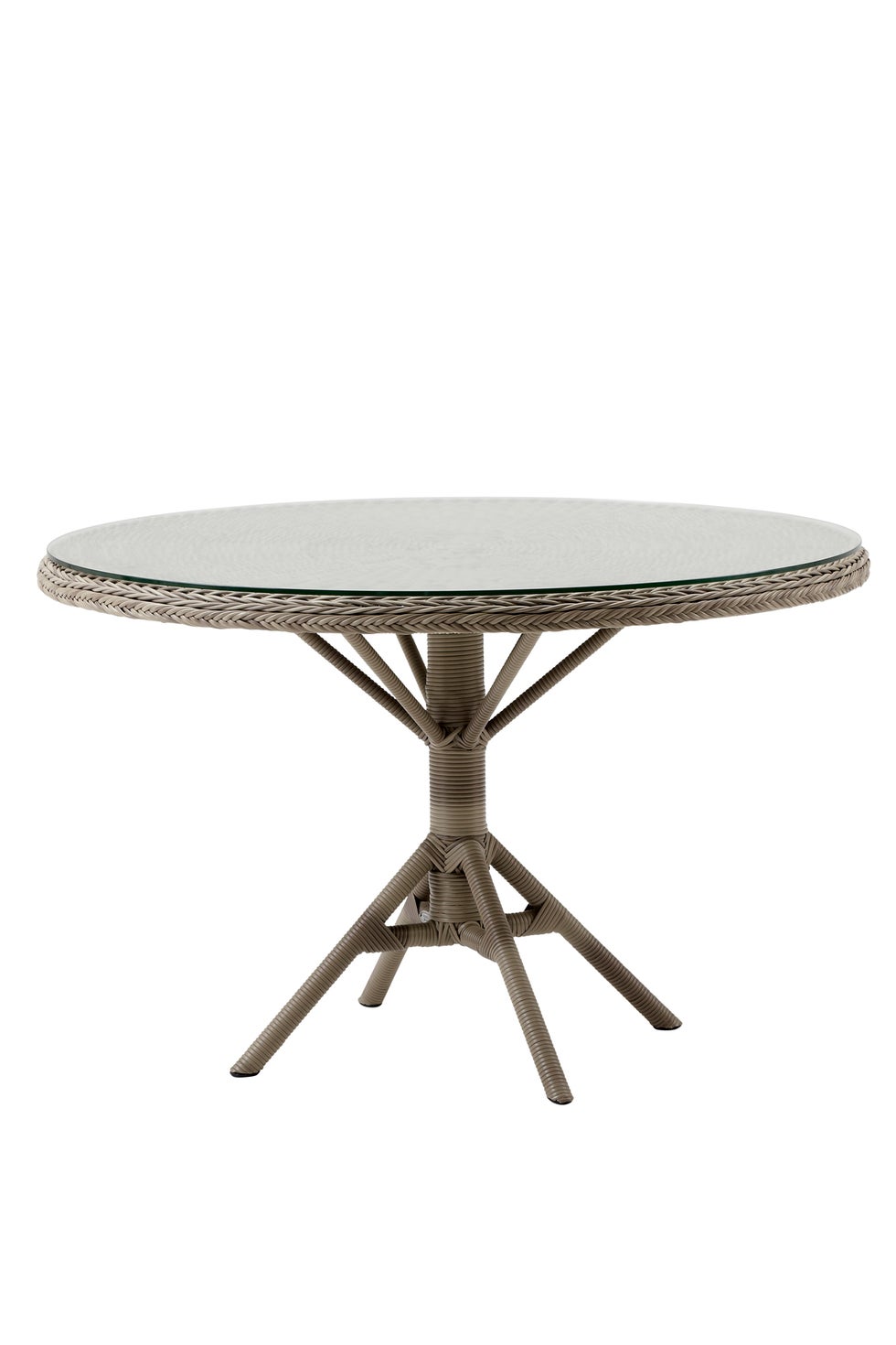 SIKA Georgia Garden Grace Table w/Glass Top - Antique (2pcs)