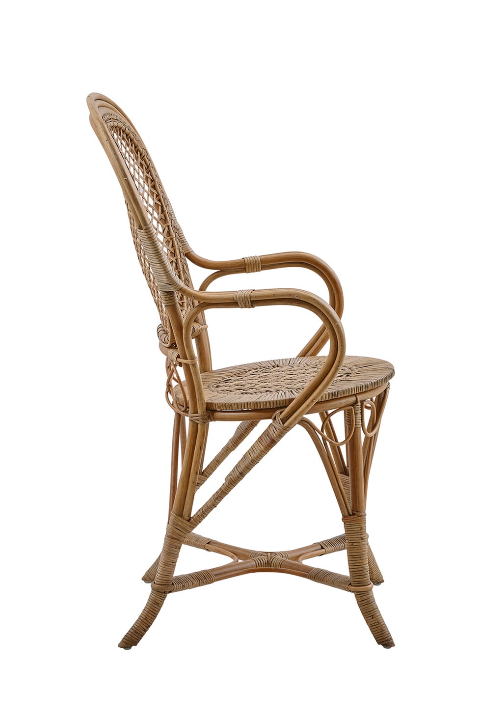 SIKA Fleur Rattan Armchair - Antique
