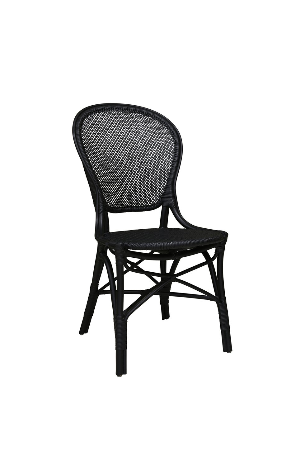 SIKA Originals Rossini Rattan Side Chair - Black