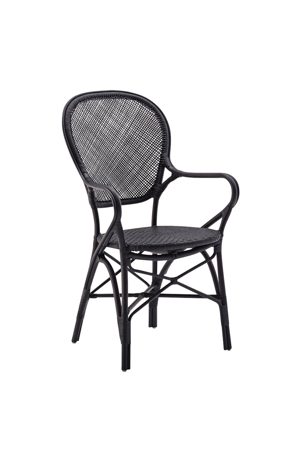 SIKA Originals Rossini Rattan Armchair - Black