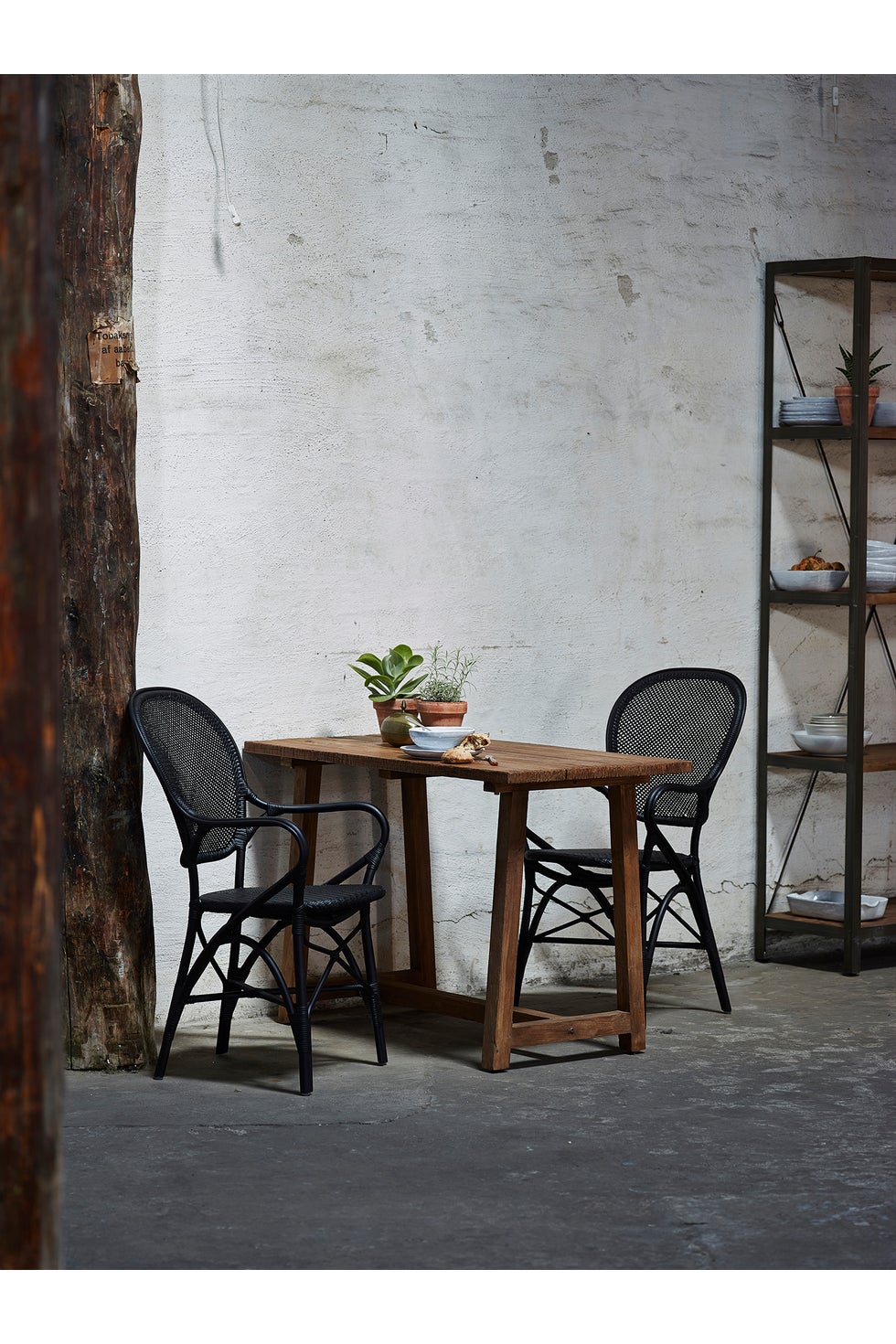 SIKA Originals Rossini Rattan Armchair - Black