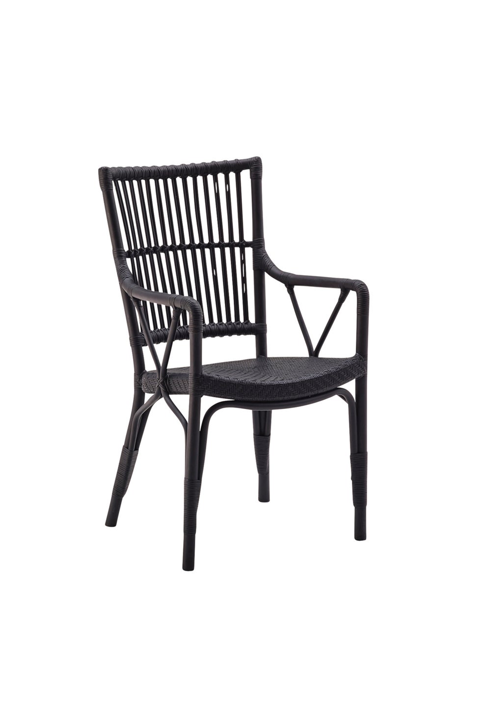 SIKA Originals Piano Rattan Armchair - Black