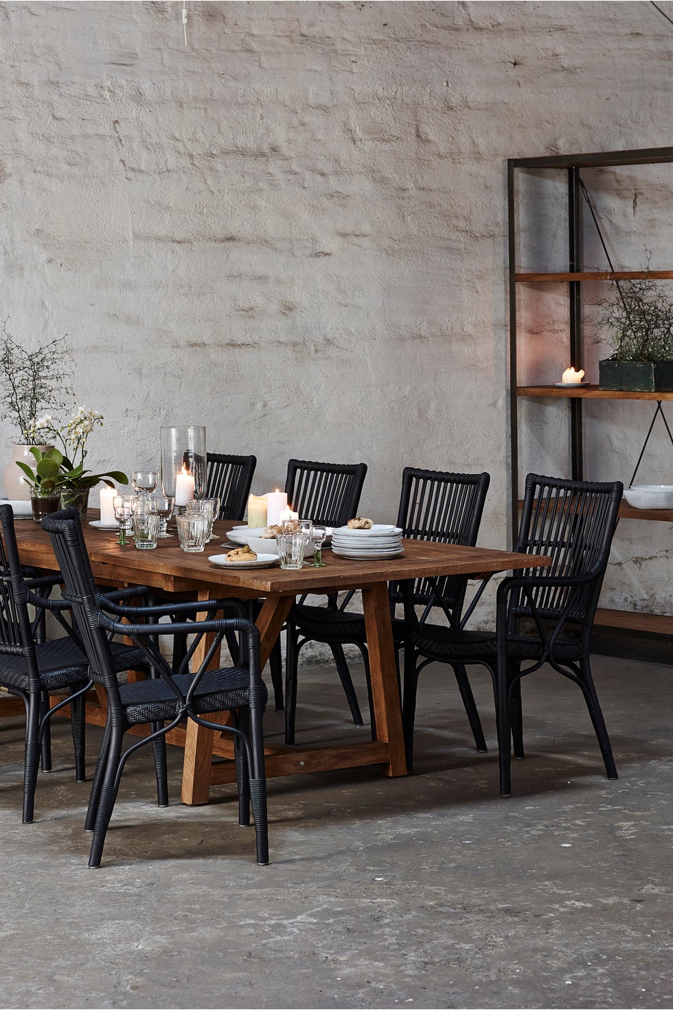 SIKA Originals Piano Rattan Armchair - Black