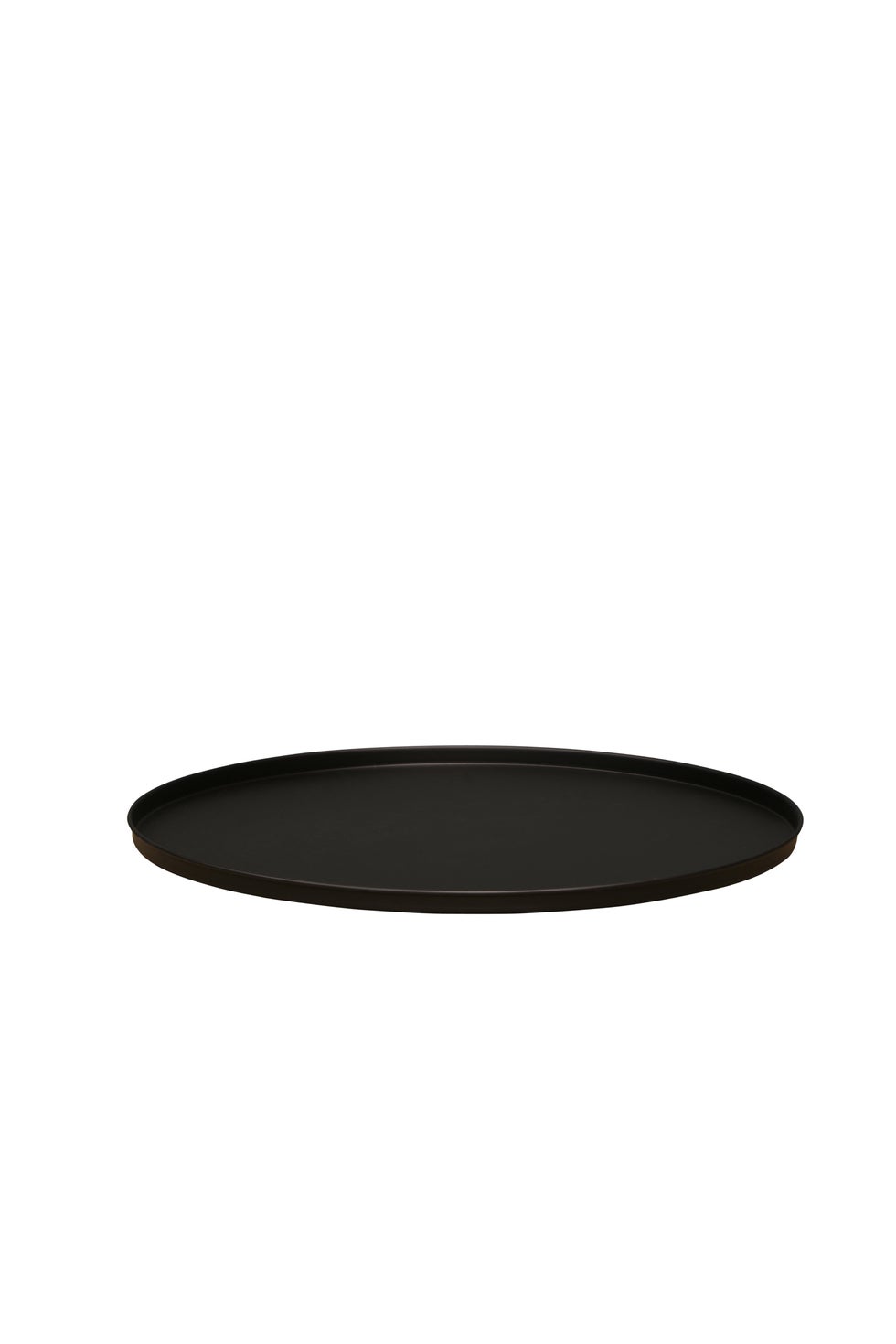STUDIO Round Ottoman Tray - Black